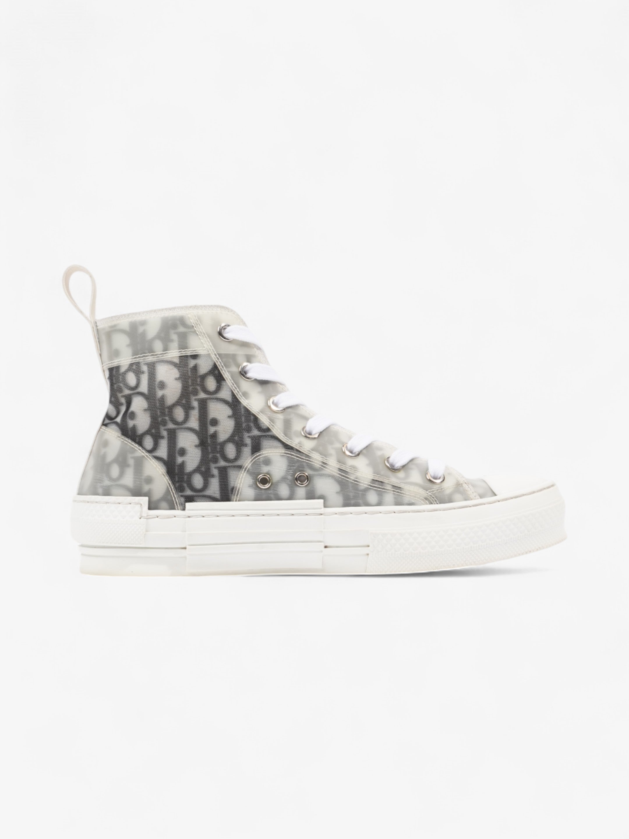Christian Dior B23 High-tops Grey Oblique  / White Mesh EU 38 UK 5