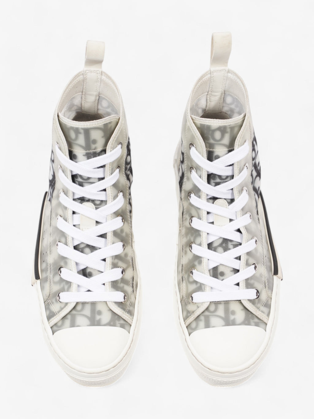 Christian Dior B23 High-tops Grey Oblique  / White Mesh EU 38 UK 5