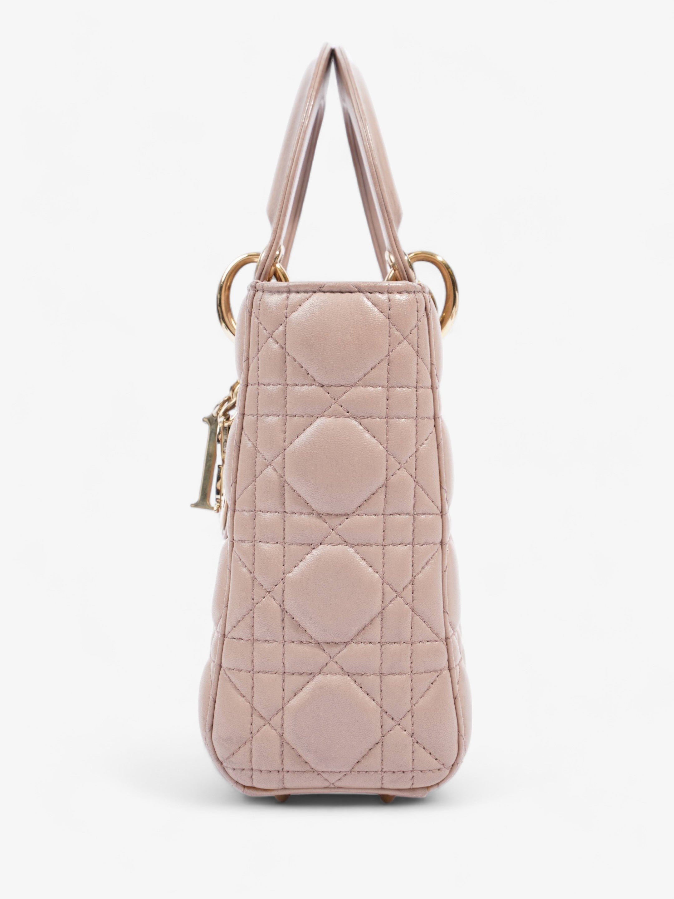Lady Dior My ABCDior Blush Lambskin Leather Small