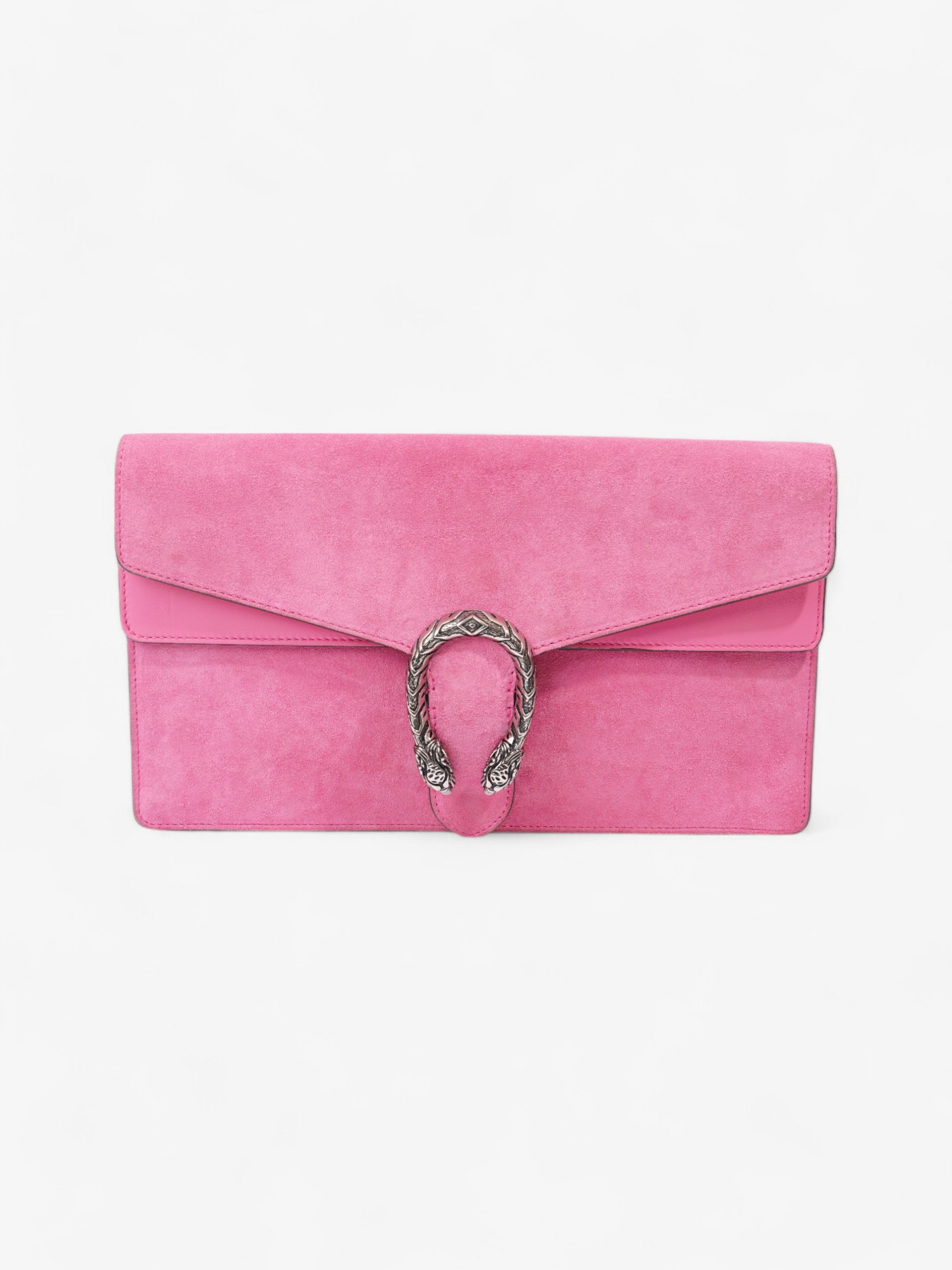 Gucci Dionysus Clutch Pink Suede