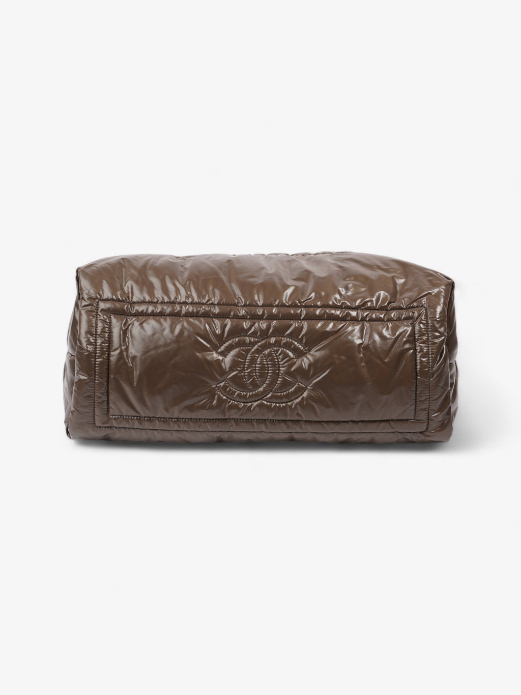 Chanel Coccon Tote Bag Brown Nylon Small