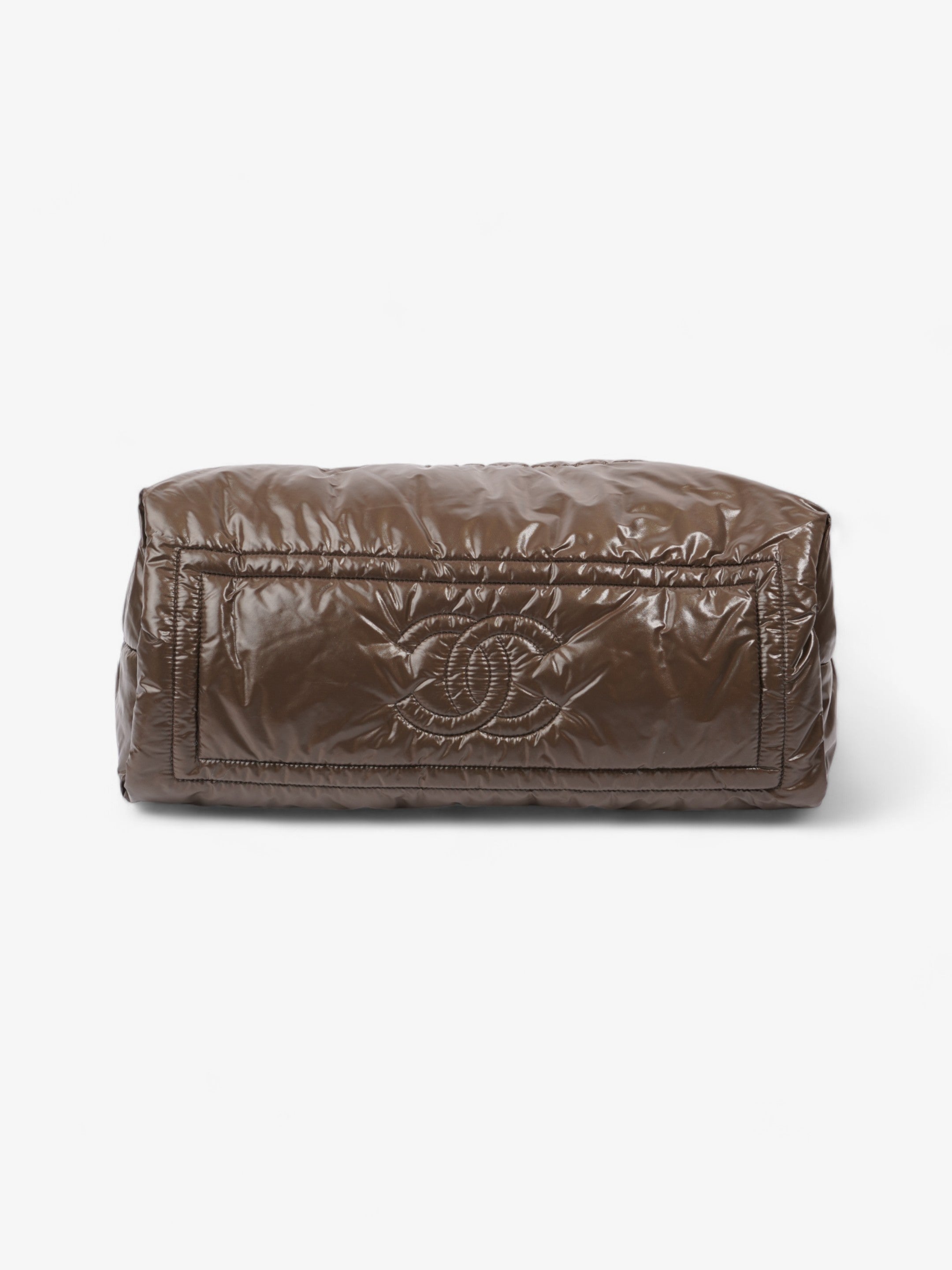 Chanel Coccon Tote Bag Brown Nylon Small
