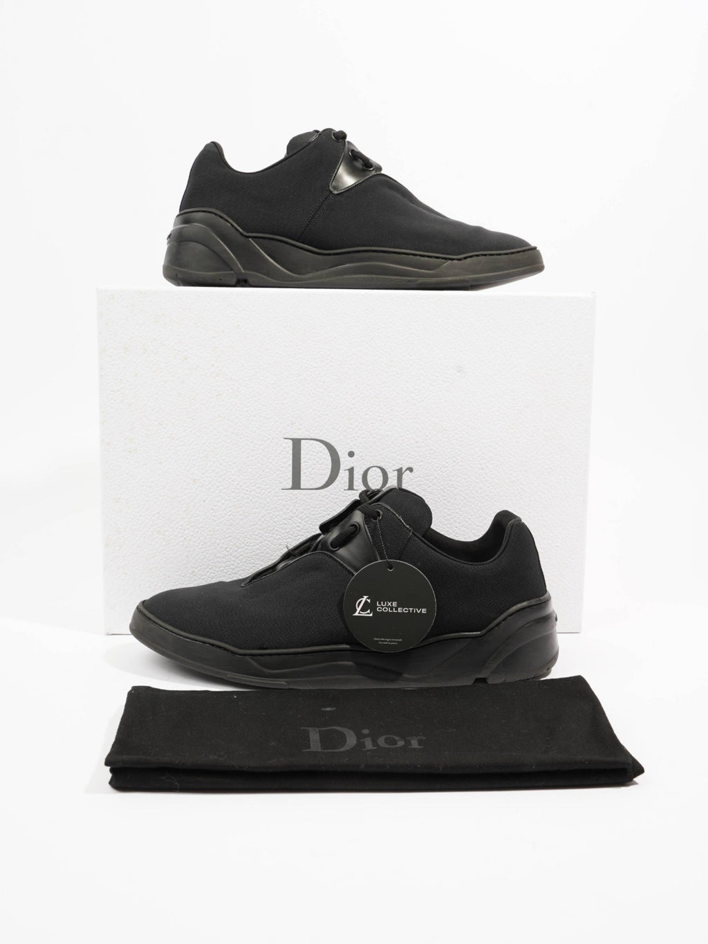 Christian Dior B17 Sneakers Black Mesh EU 42.5 UK 8.5