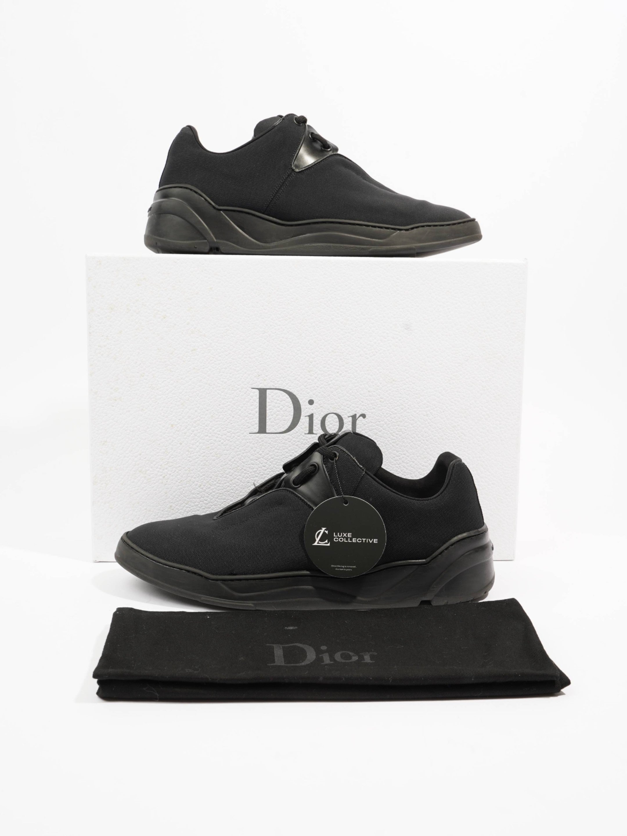 Christian Dior B17 Sneakers Black Mesh EU 42.5 UK 8.5