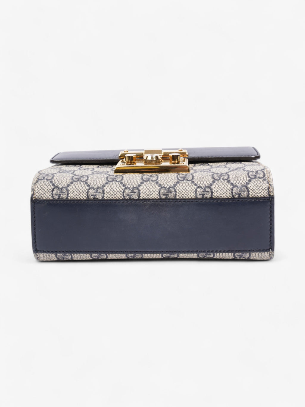 Gucci Padlock GG Supreme / Navy Blue Canvas Small