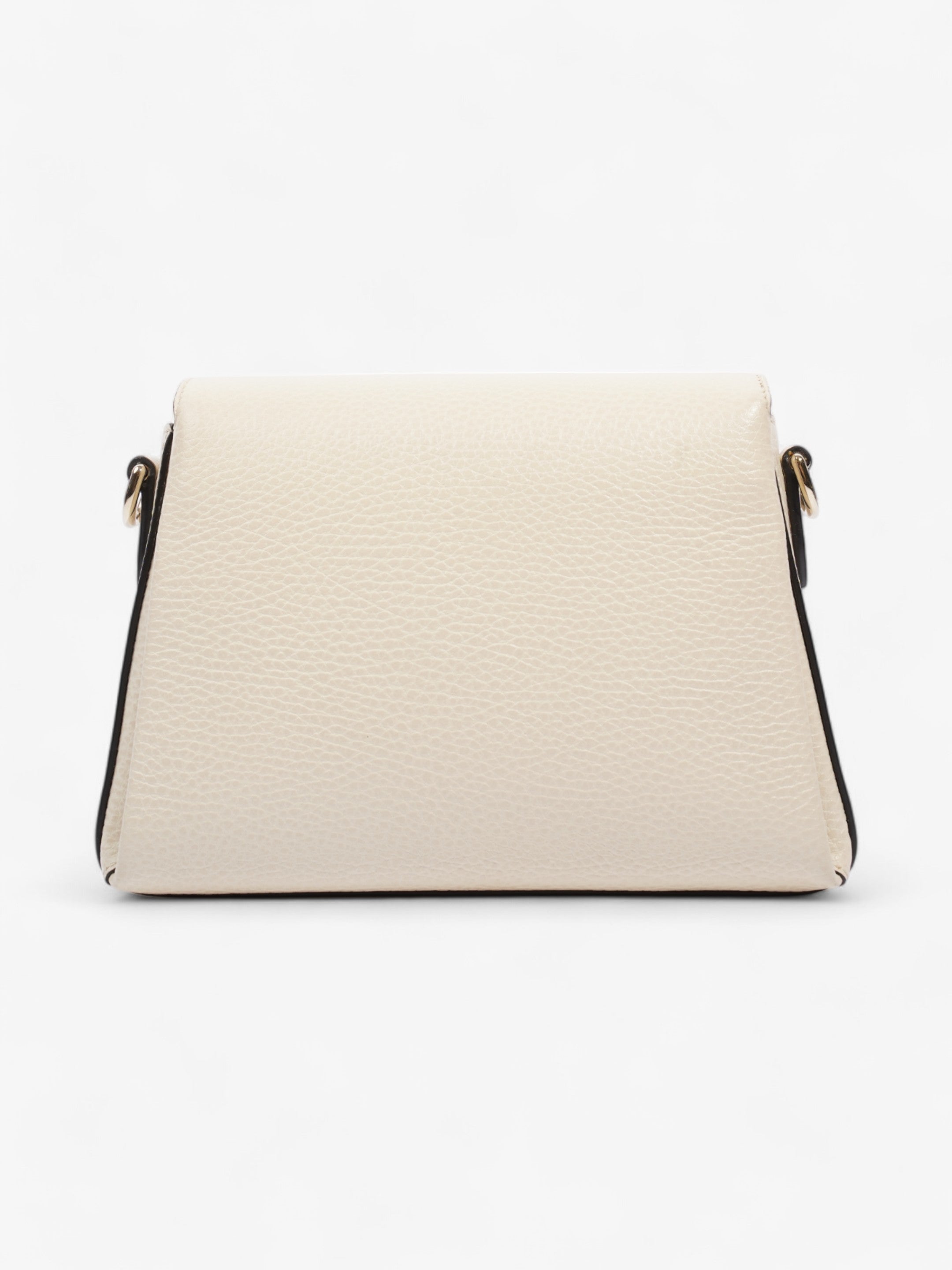 Gucci Interlocking G Dollar Bag Ivory Calfskin Leather Small