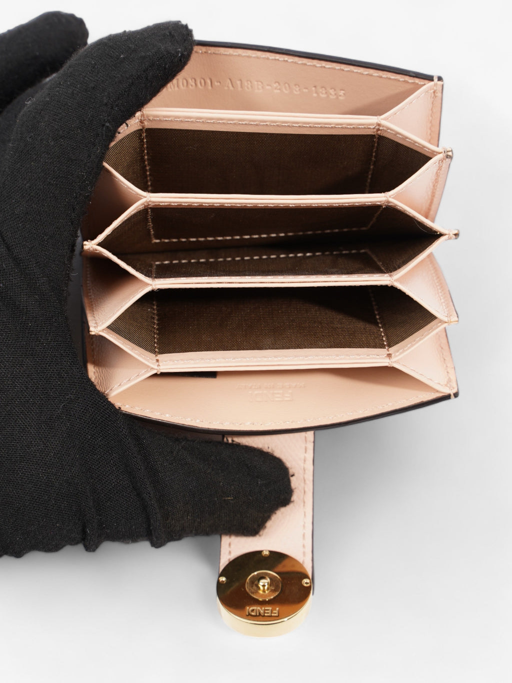 Fendi Fendi Light pink Leather  Holder Blush Pink Leather