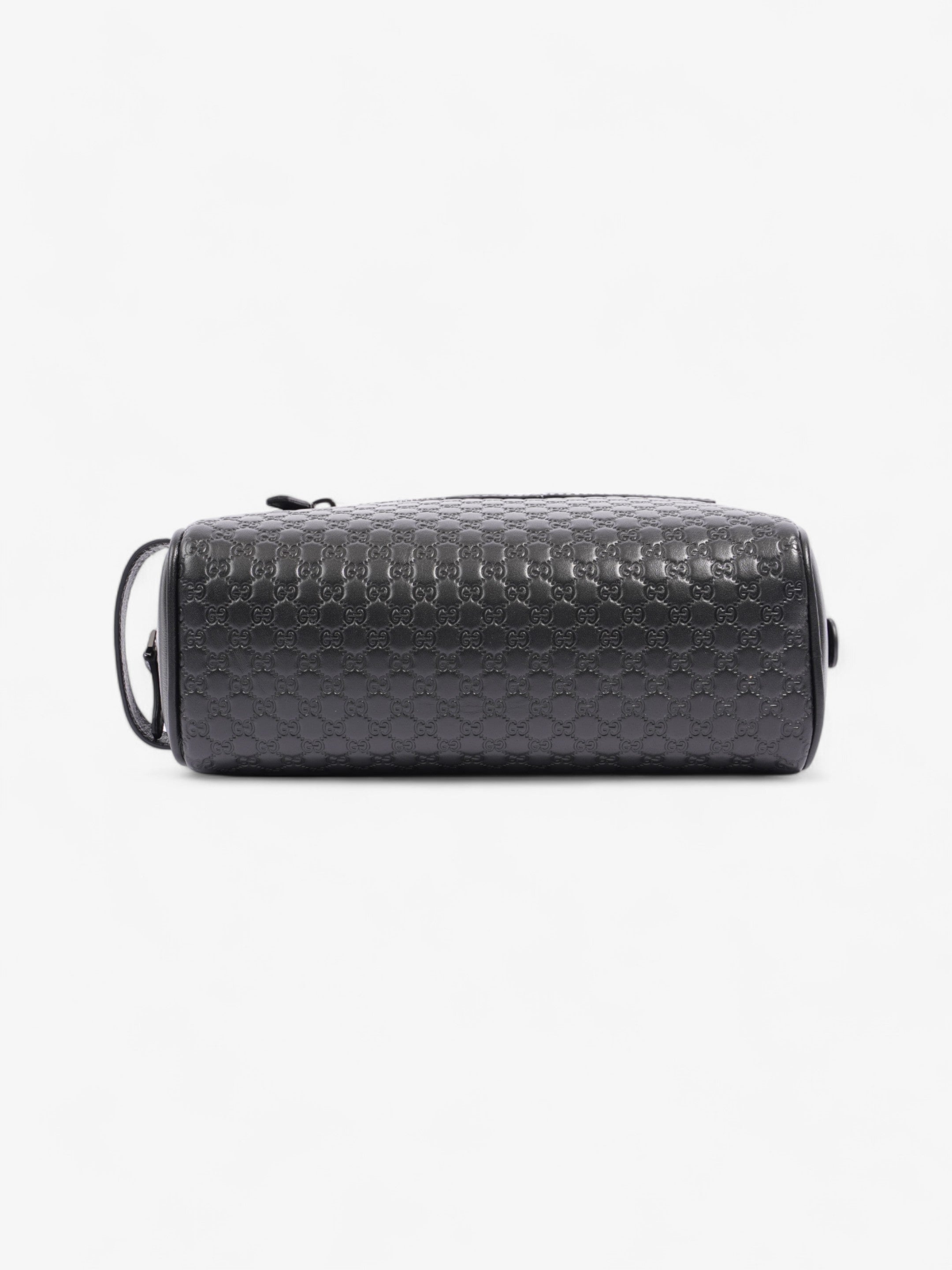 Gucci GG Wash Bag GG Supreme / Black Leather