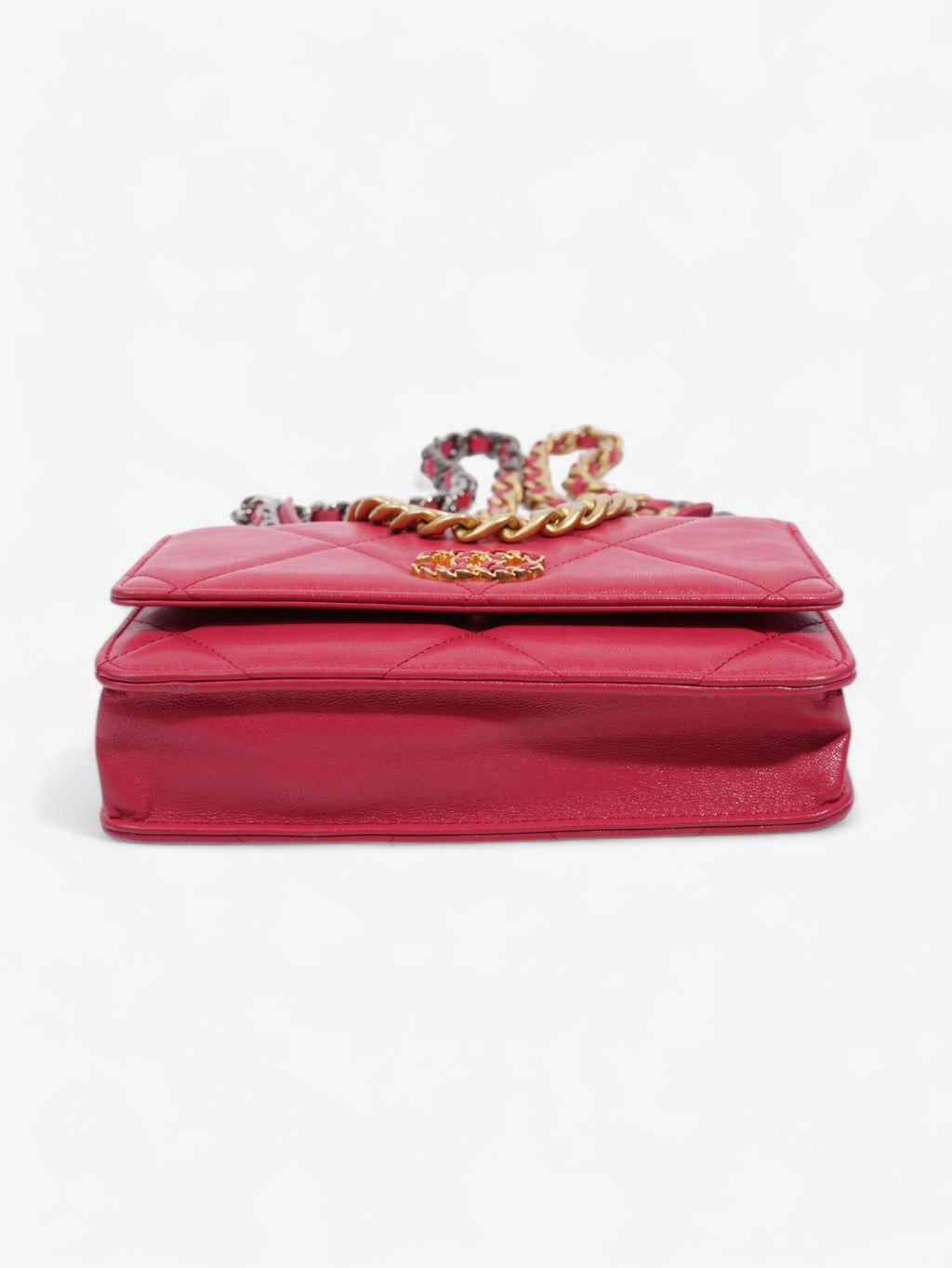 Chanel 19 Wallet on Chain Pink Lambskin Leather