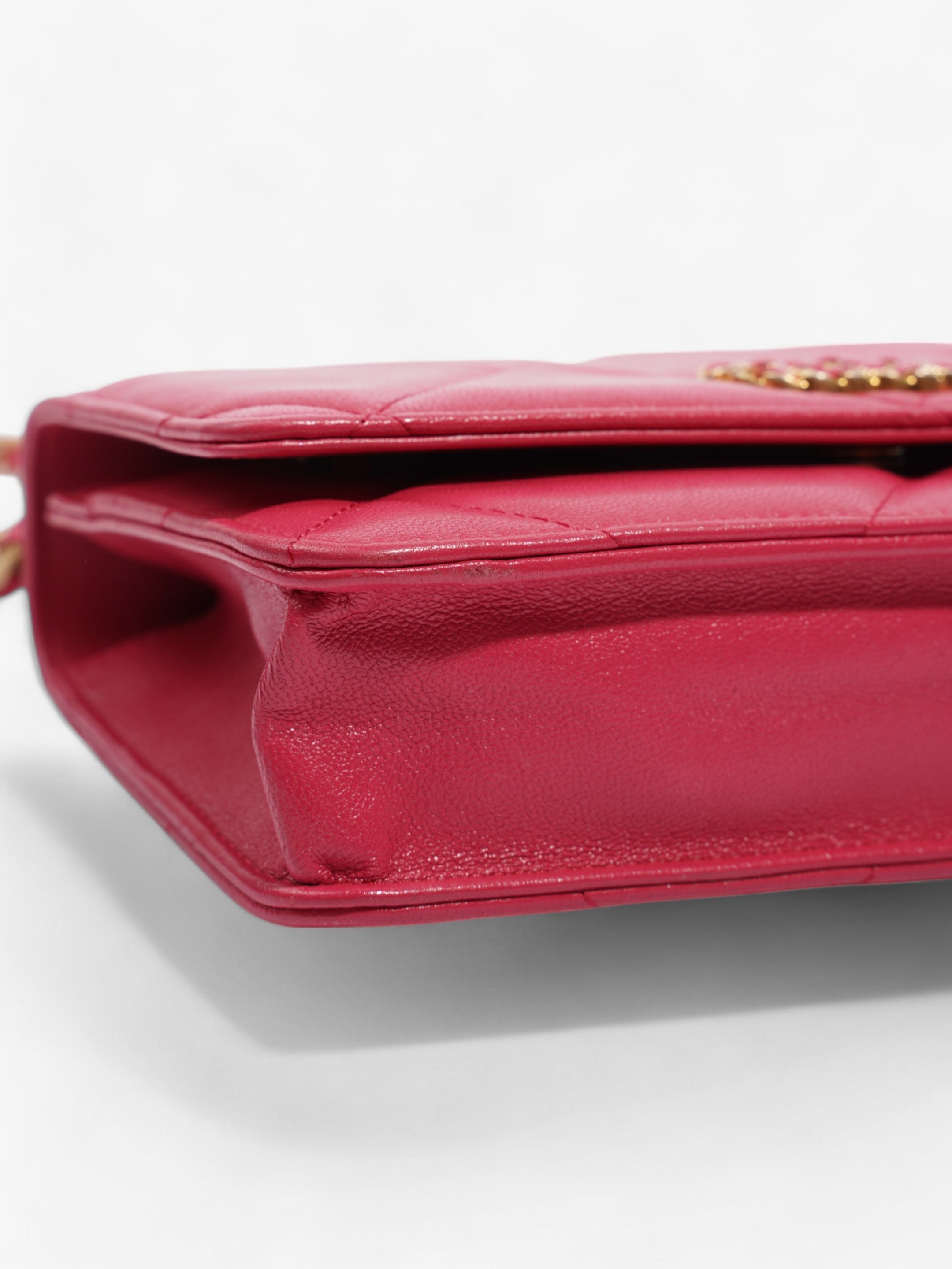 Chanel 19 Wallet on Chain Pink Lambskin Leather