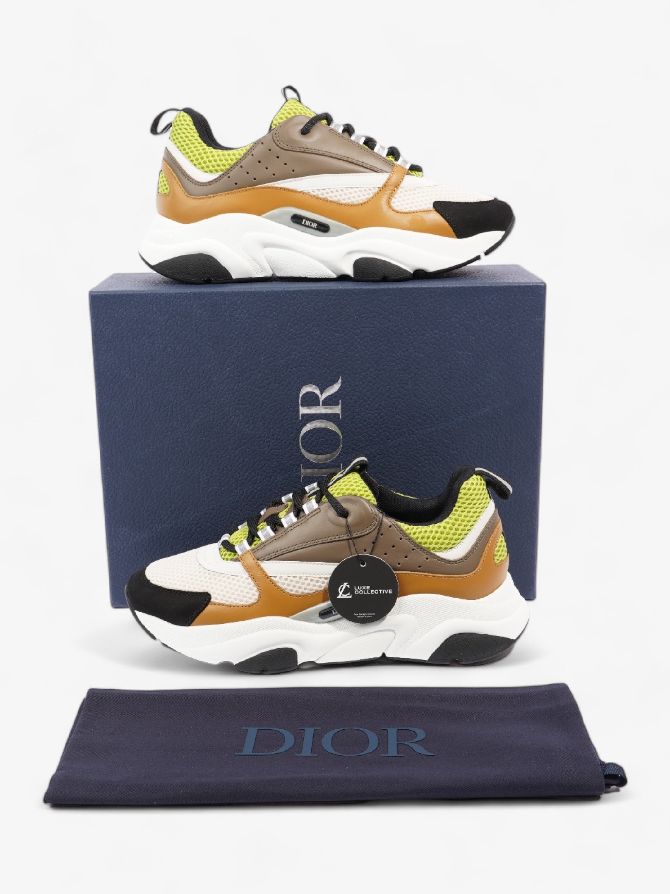 Christian Dior B22 Brown / Khaki Mesh EU 42 UK 8