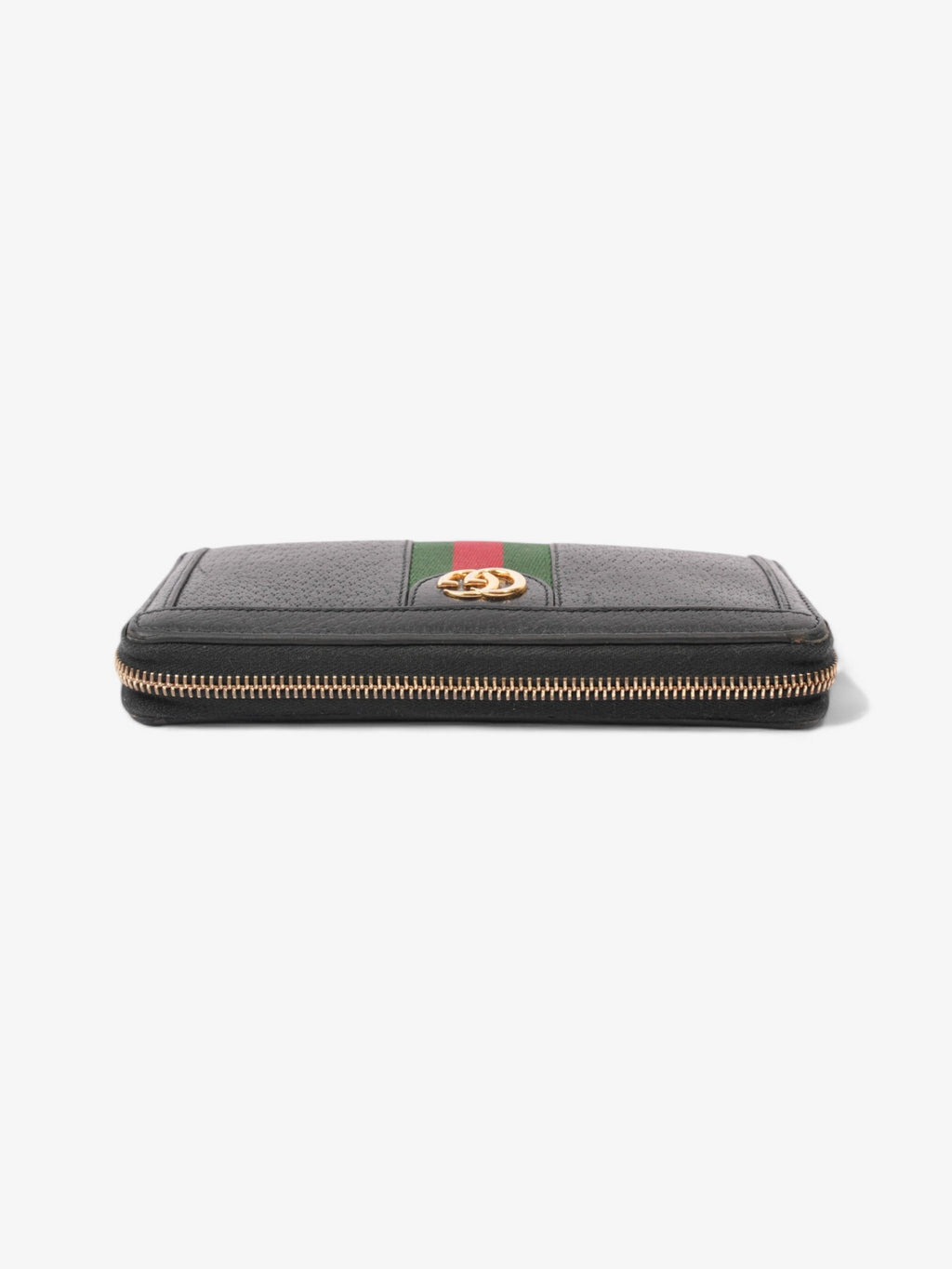 Gucci Continental Wallet Black / Red / Green Leather