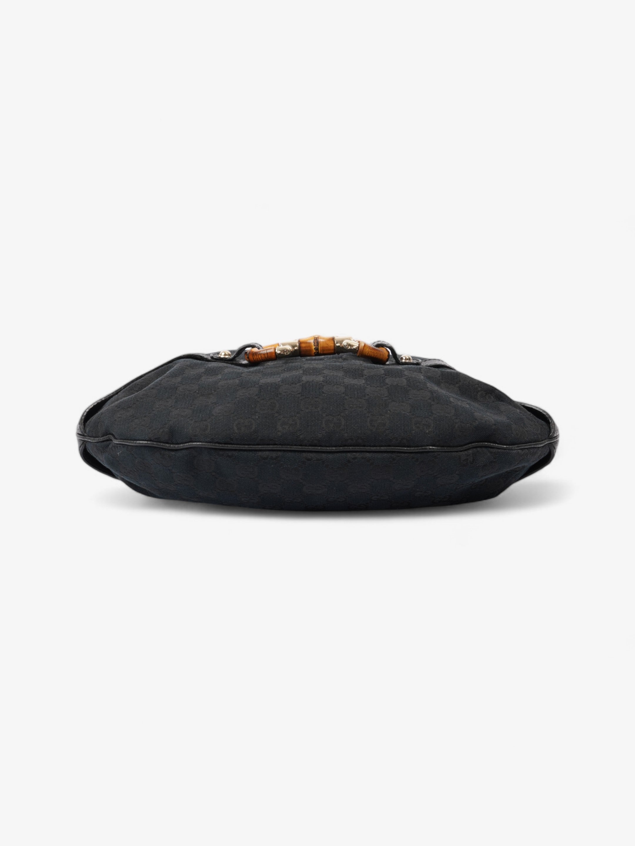 Gucci Amalfi Horsebit Hobo GG Supreme / Black / Brown Canvas