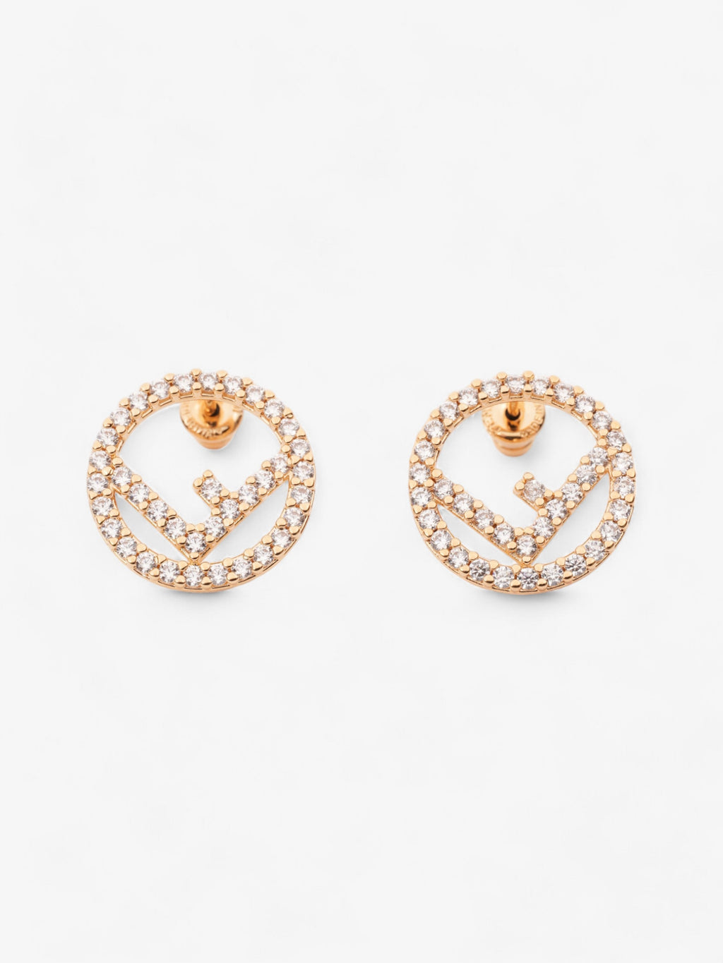 Fendi F is Fendi Earrings Gold Base Metal