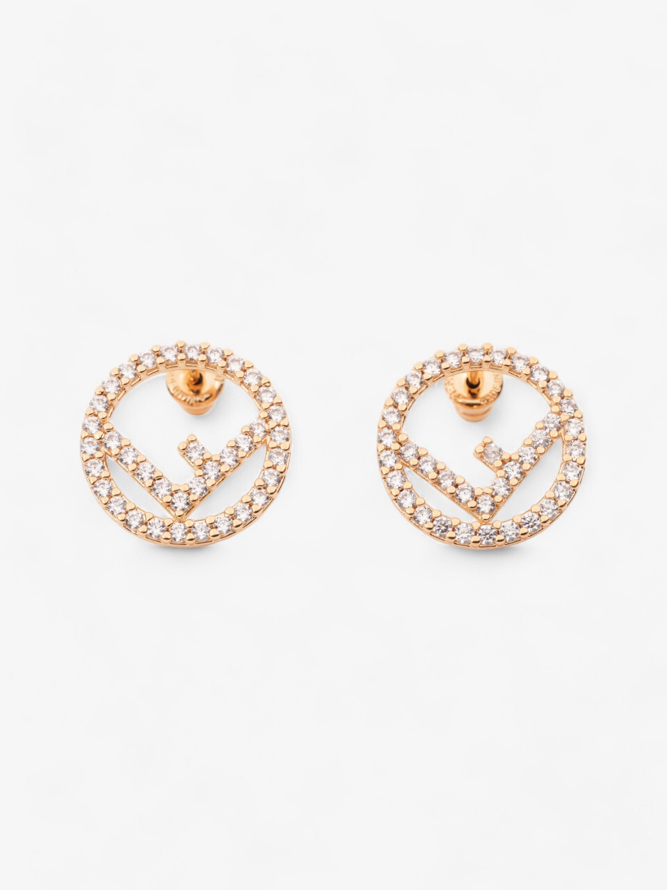 Fendi F is Fendi Earrings Gold Base Metal