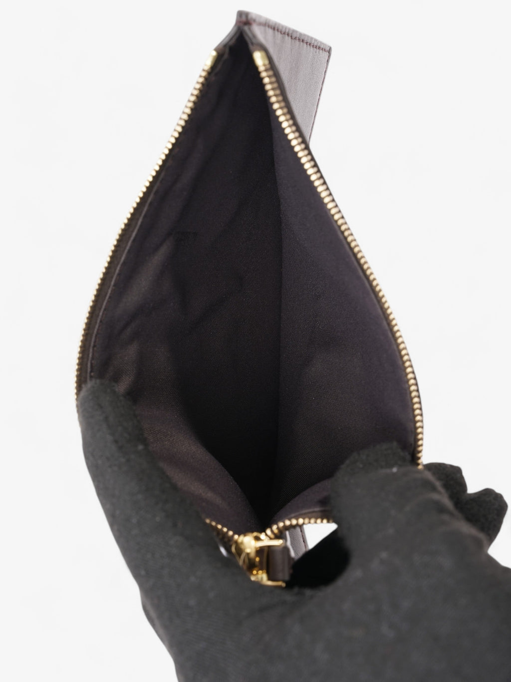 Fendi Fendigraphy Wallet on Chain Tobacco / Brown Fabric