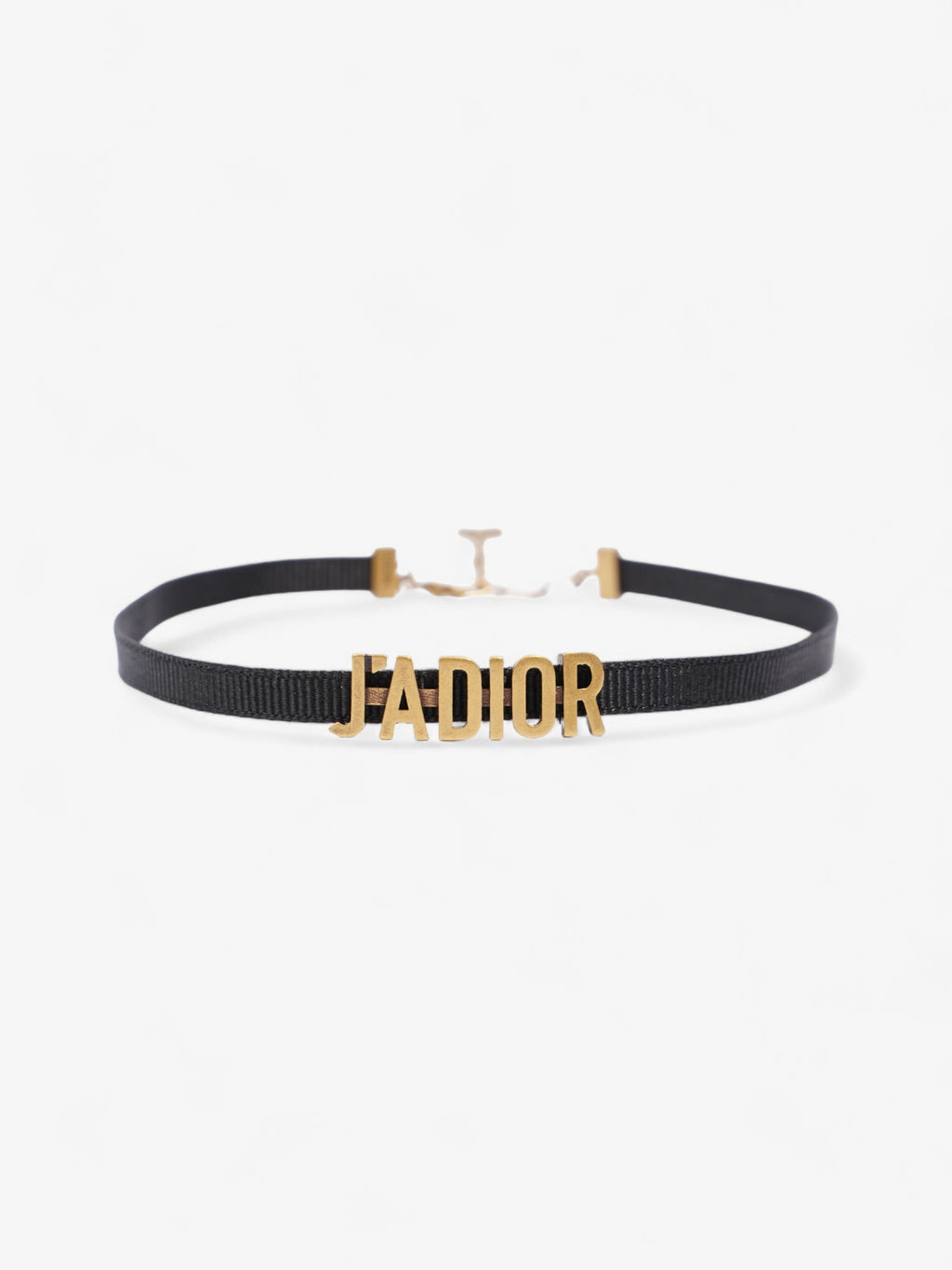 Christian Dior J'Adior Choker Black / Gold Cotton
