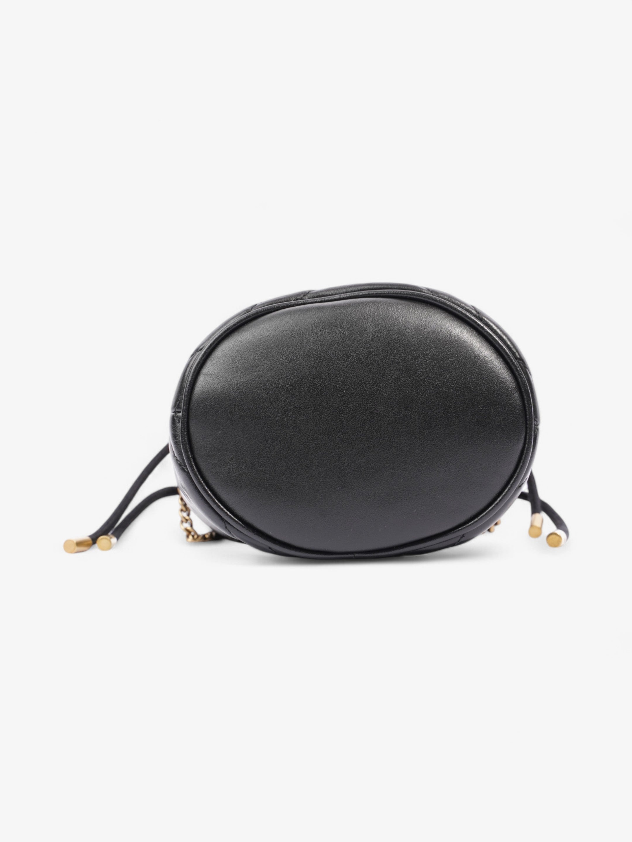 Gucci GG Marmont Bucket Bag Black Matelasse Leather