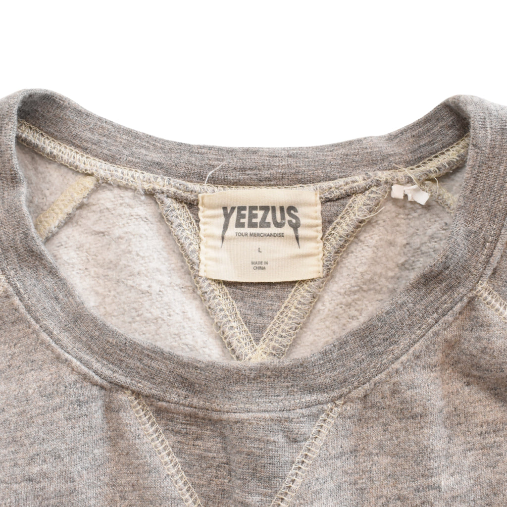 Yeezus Tour Cutoff Sweatshirt - Men's L