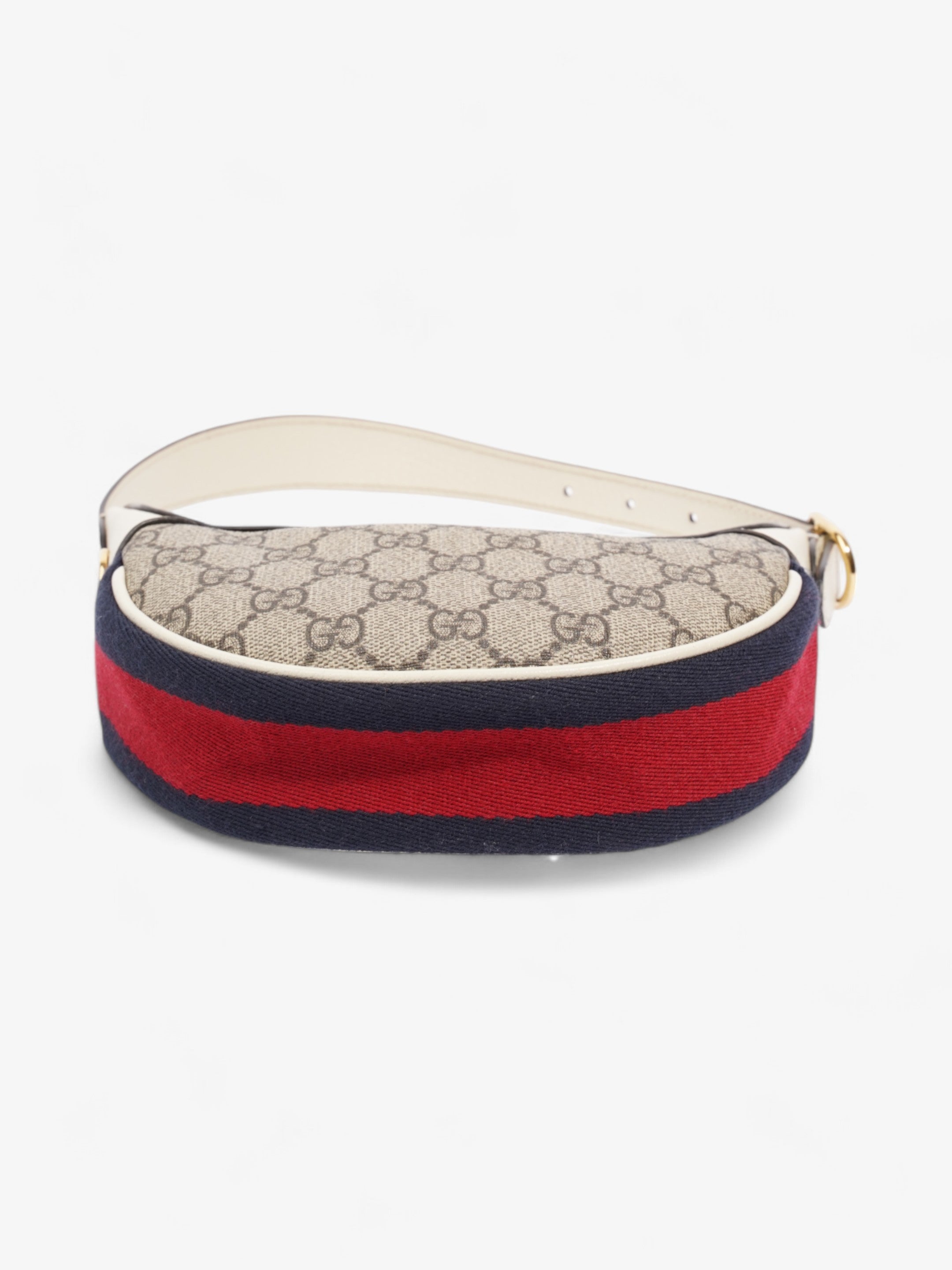 Gucci Ophidia GG Mini Bag Supreme / White Coated Canvas