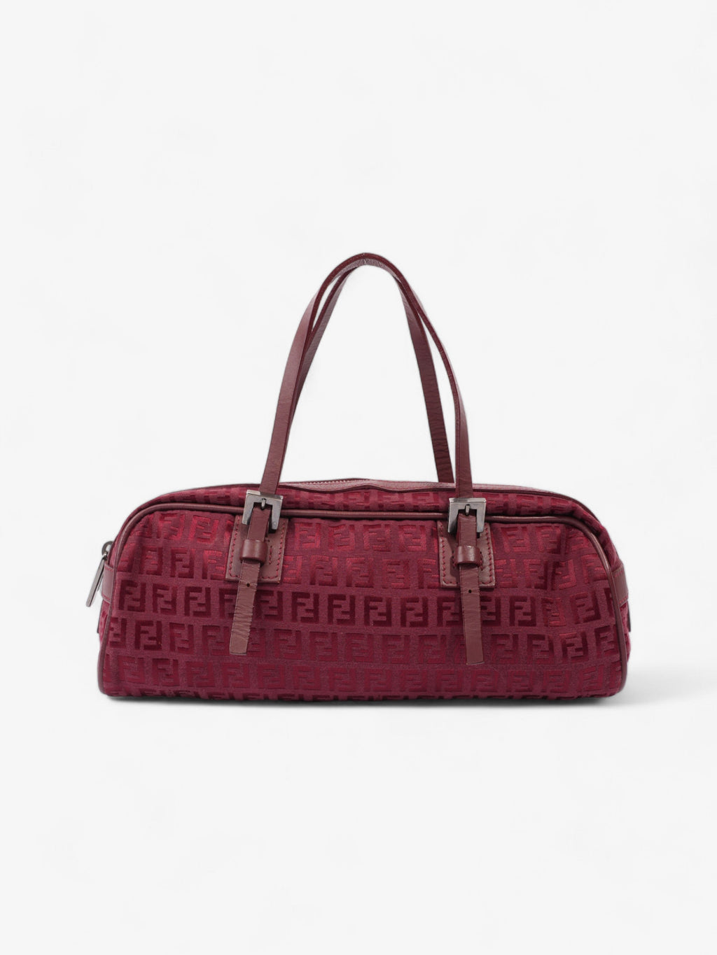 Fendi Vintage Zucchino Red Canvas