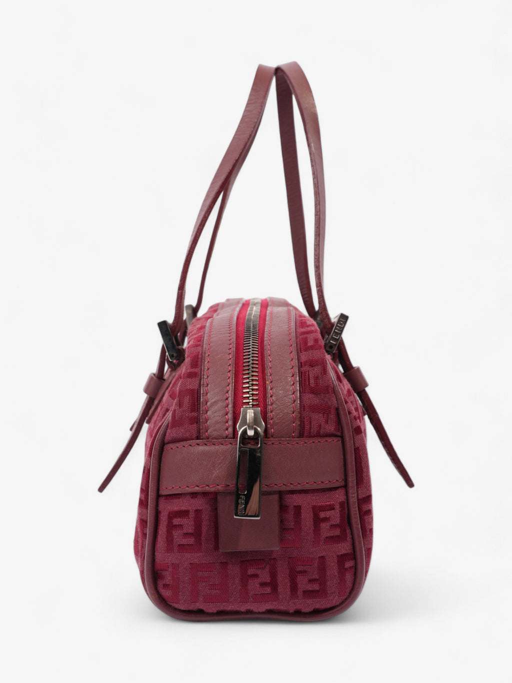 Fendi Vintage Zucchino Red Canvas