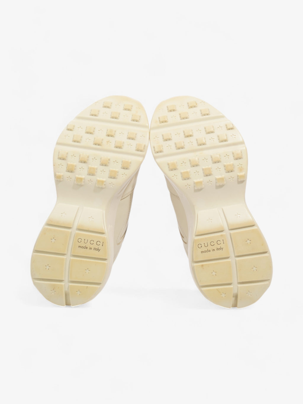 Gucci Rhyton Ivory / Red / Green Leather EU 38.5 UK 5.5