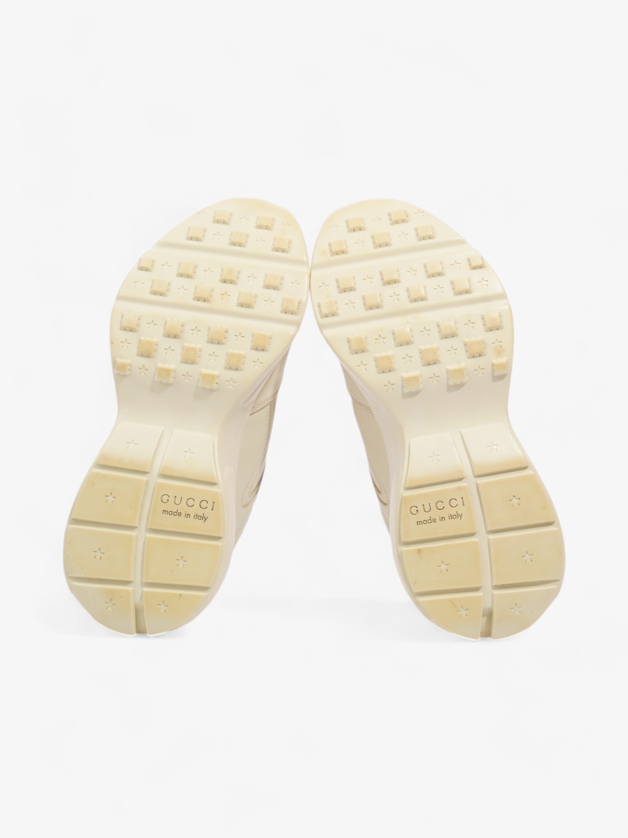 Gucci Rhyton Ivory / Red / Green Leather EU 38.5 UK 5.5