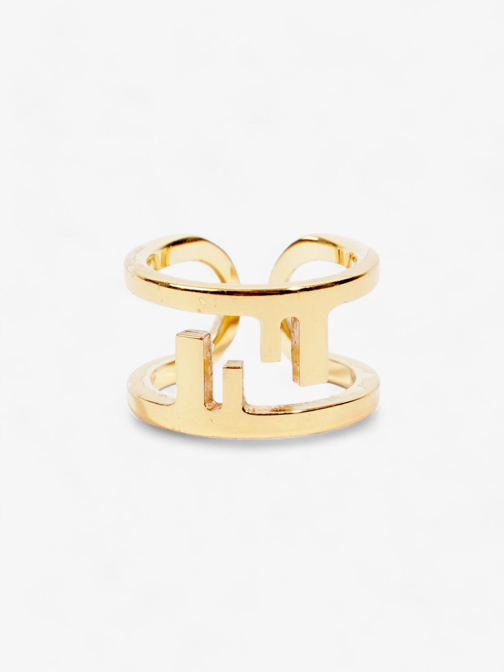 Fendi O'Lock Ring Gold Base Metal Medium (55mm)