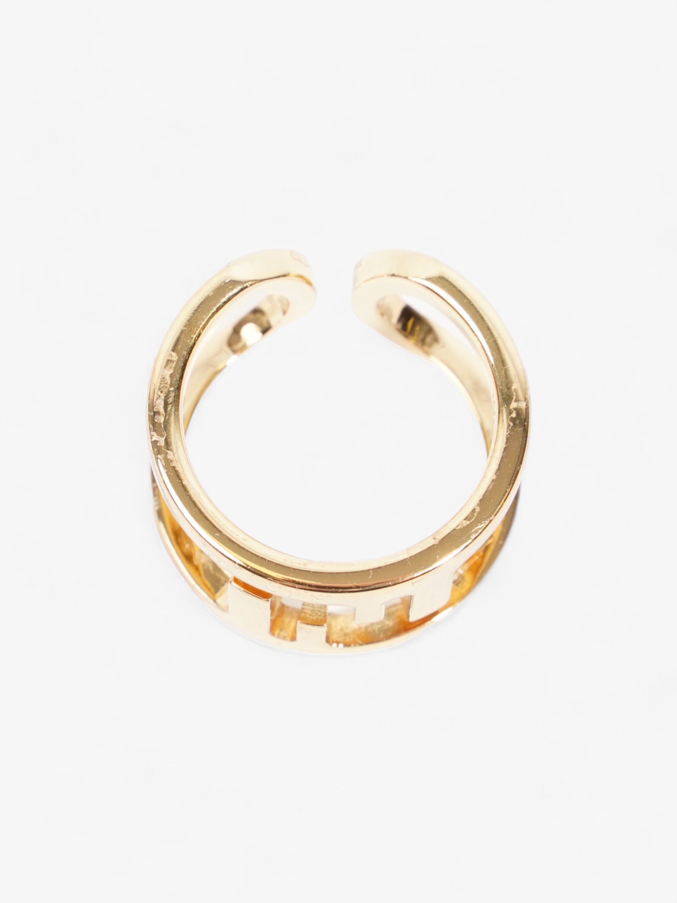 Fendi O'Lock Ring Gold Base Metal Medium (55mm)