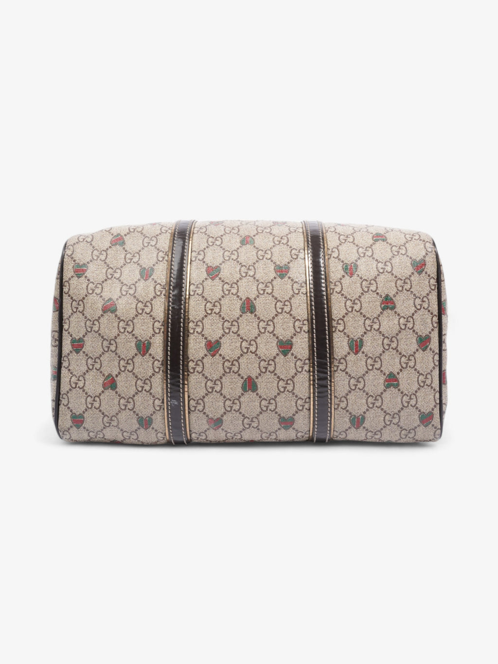 Gucci Boston Bag GG Supreme / Red / Green Coated Canvas