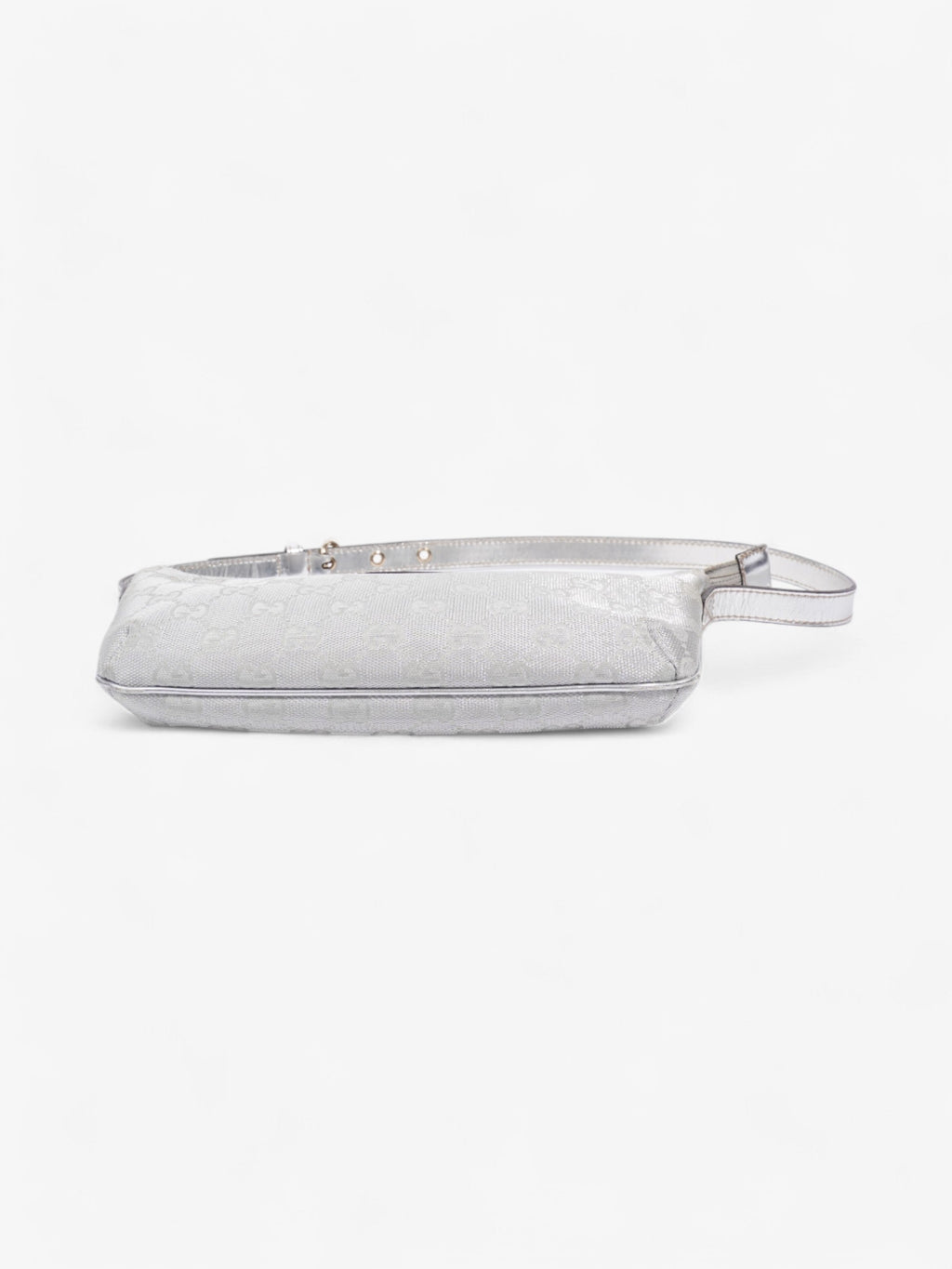 Gucci Boat Pochette Silver / GG Supreme Canvas