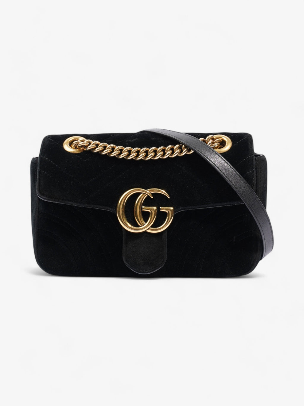 Gucci GG Marmont Black Velvet Mini