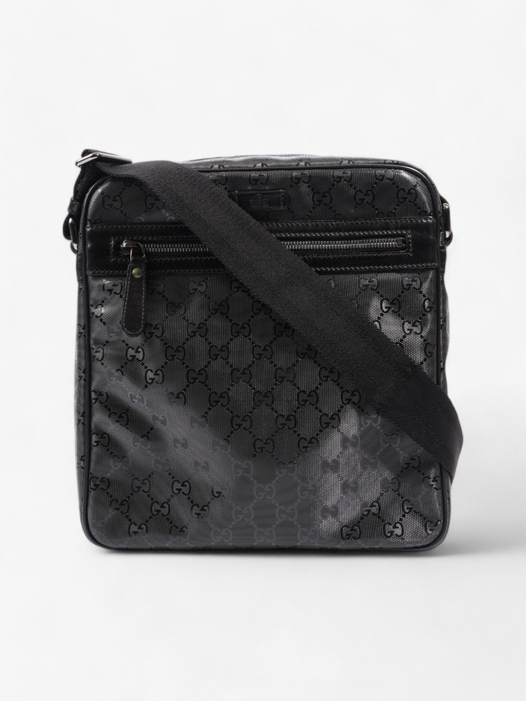 Gucci GG Imprime Messenger Black Coated Canvas