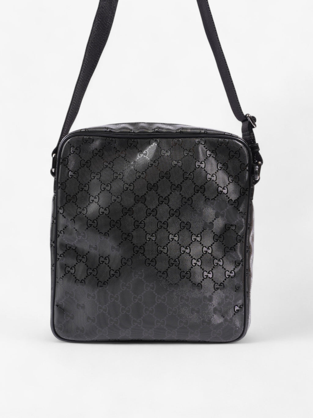 Gucci GG Imprime Messenger Black Coated Canvas