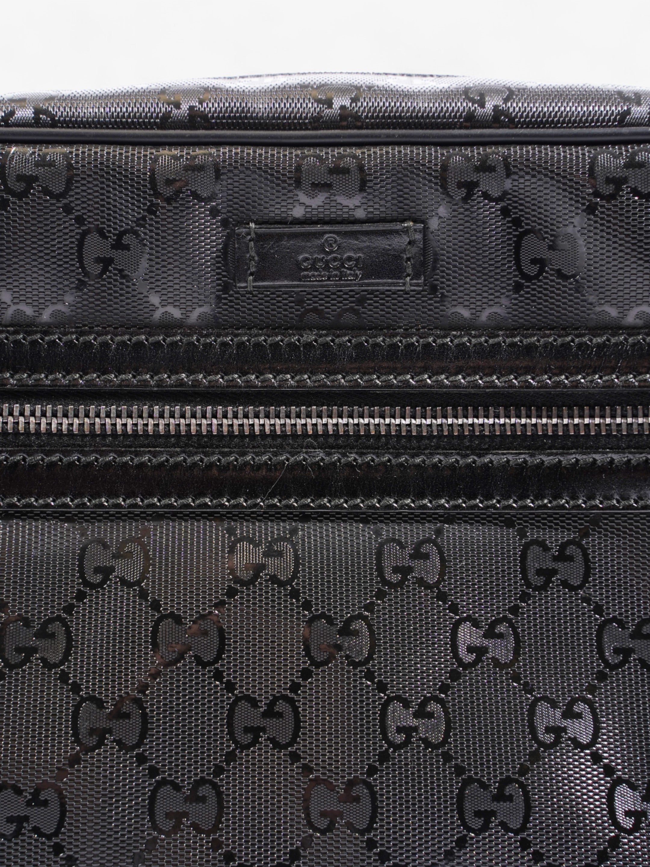 Gucci GG Imprime Messenger Black Coated Canvas