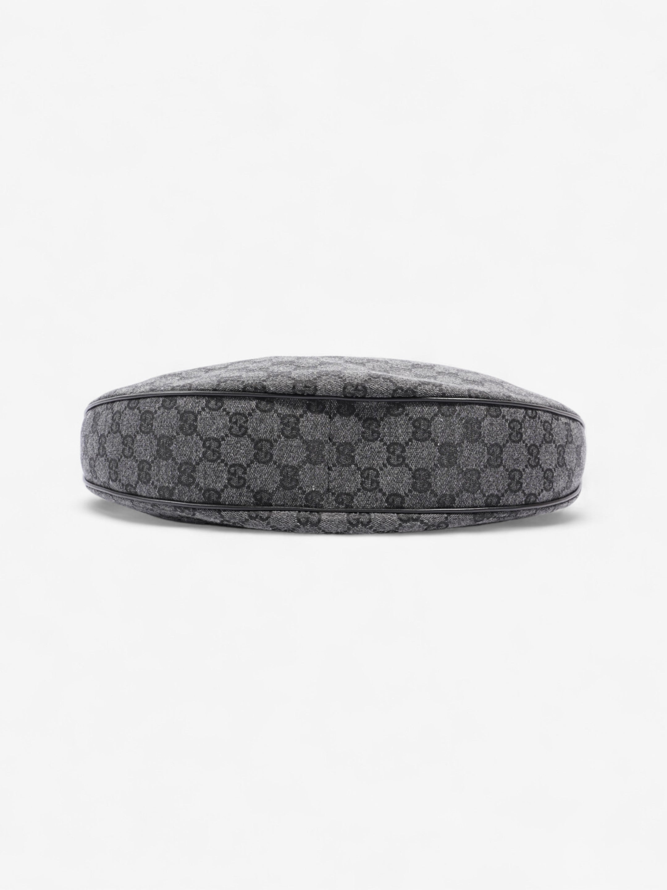 Gucci Half Moon Hobo Black Denim GG Supreme Denim