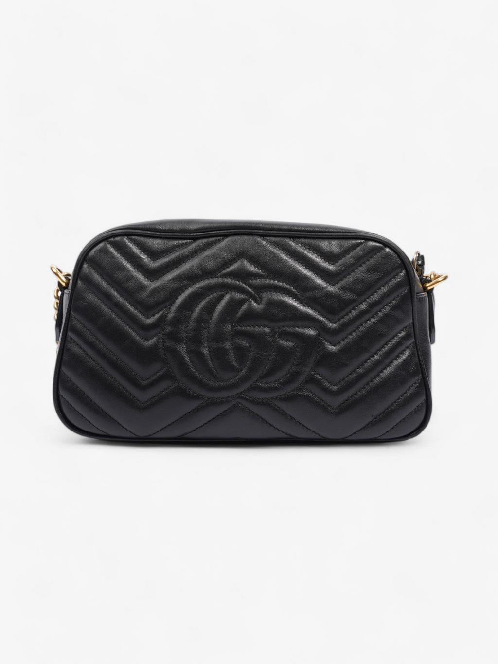 Gucci Marmont Black Matelasse Leather Small
