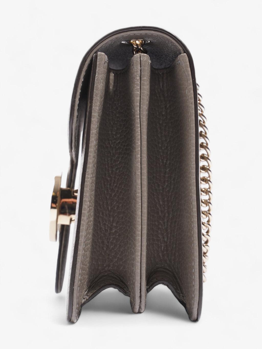 Gucci Interlocking Bag Grey Leather Small
