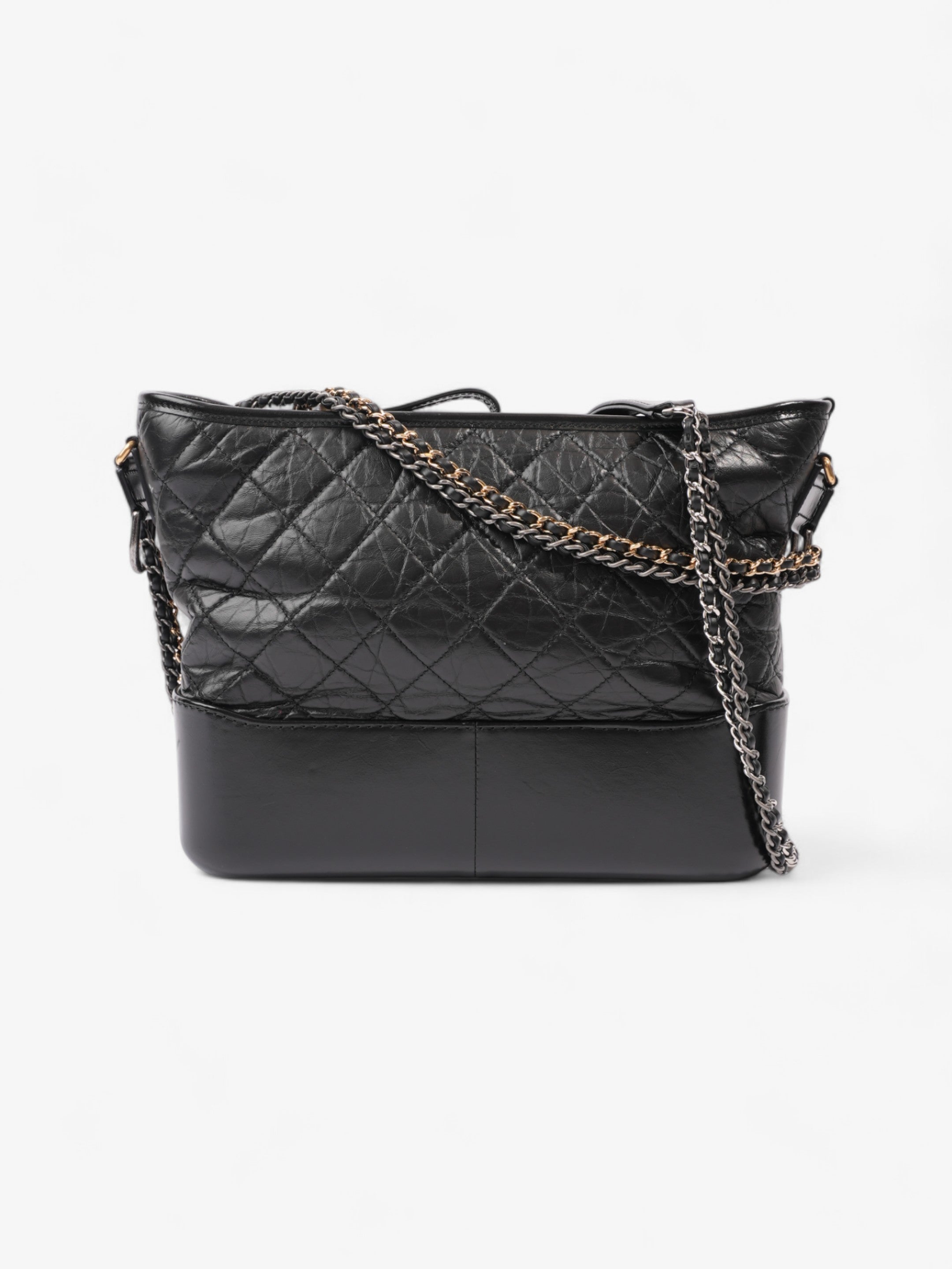Chanel Gabrielle Black Leather