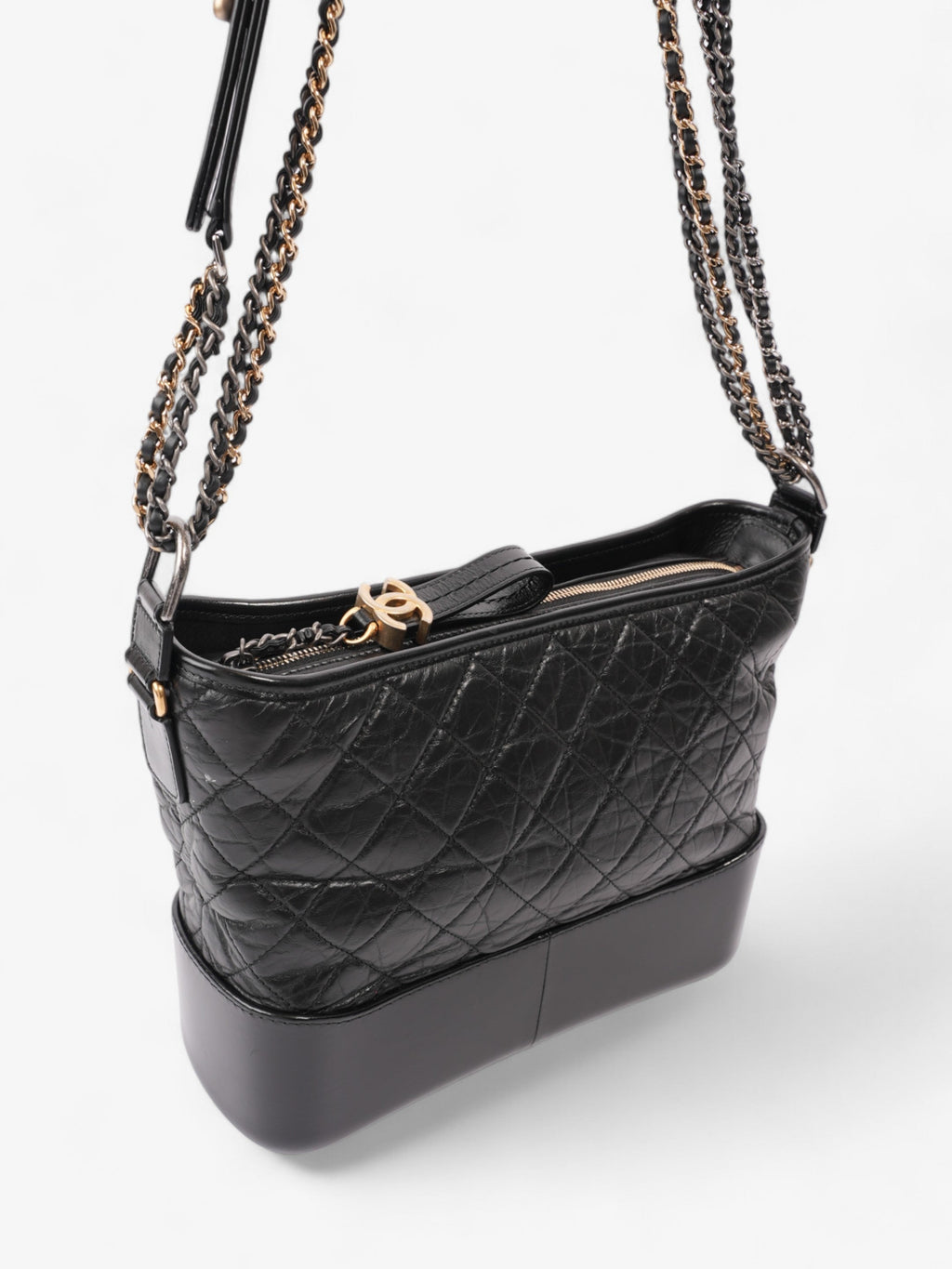 Chanel Gabrielle Black Leather