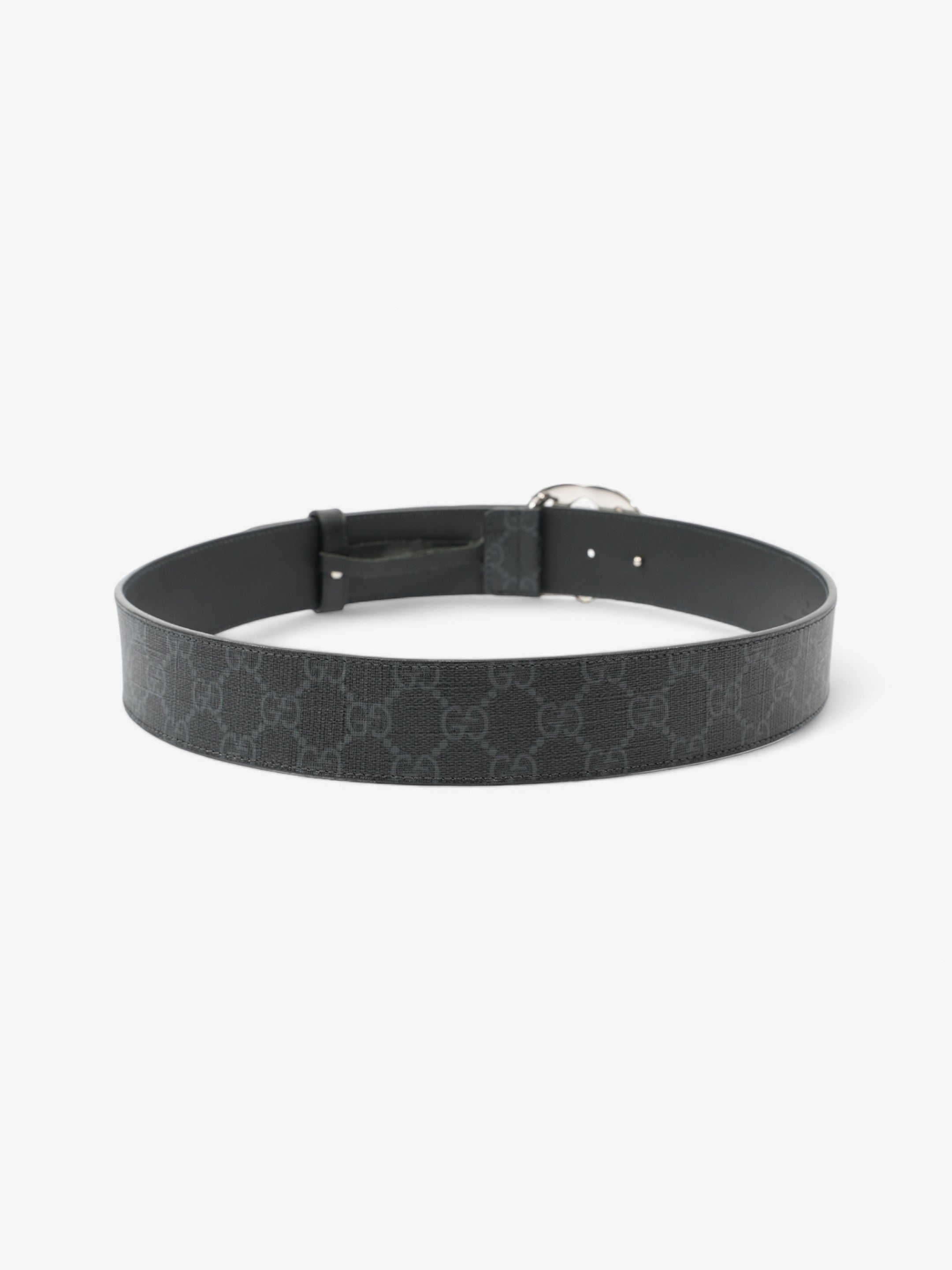 Gucci Interlocking G Belt Black GG Supreme Coated Canvas 85cm 34"