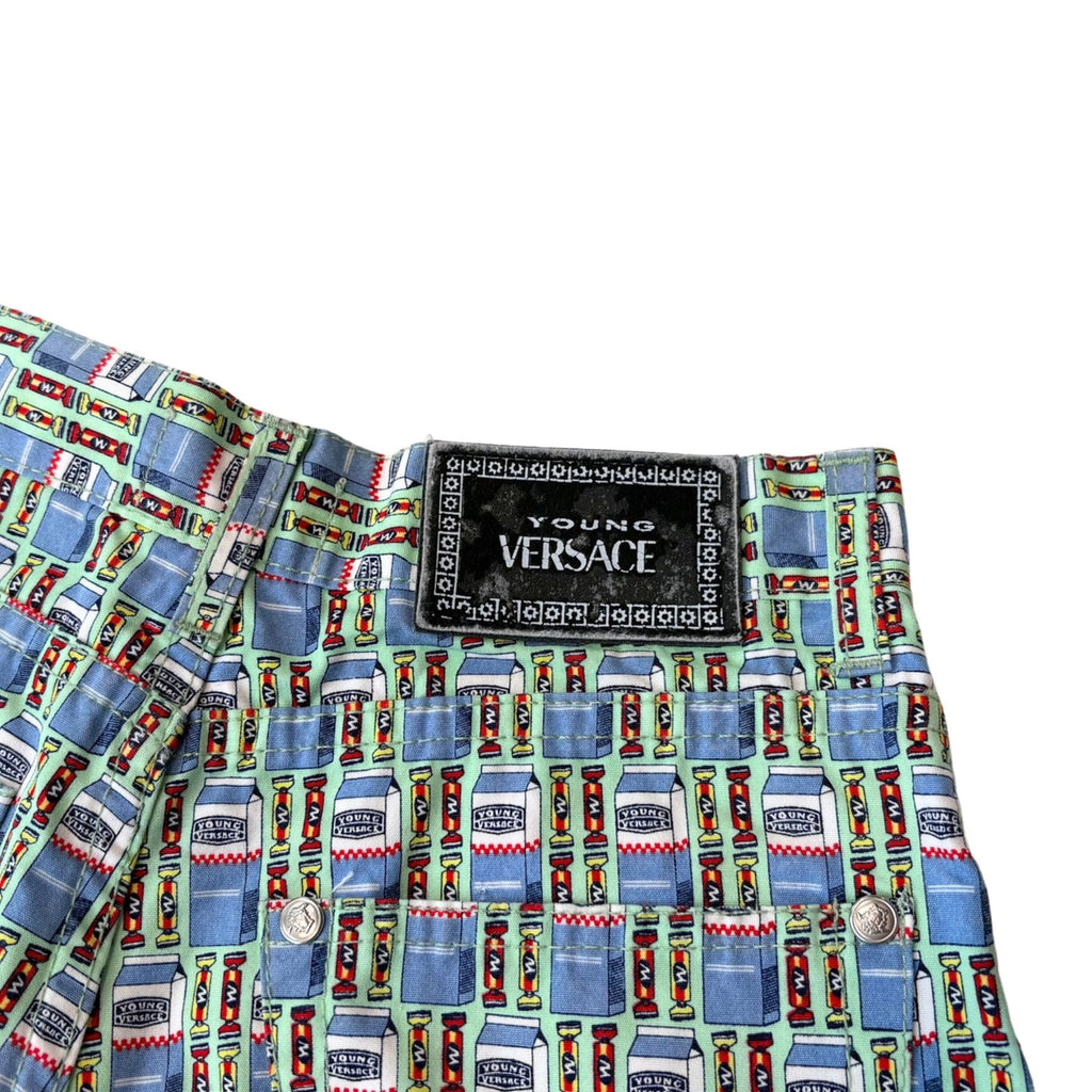 Young Versace Patterned Jeans - Kid's 10