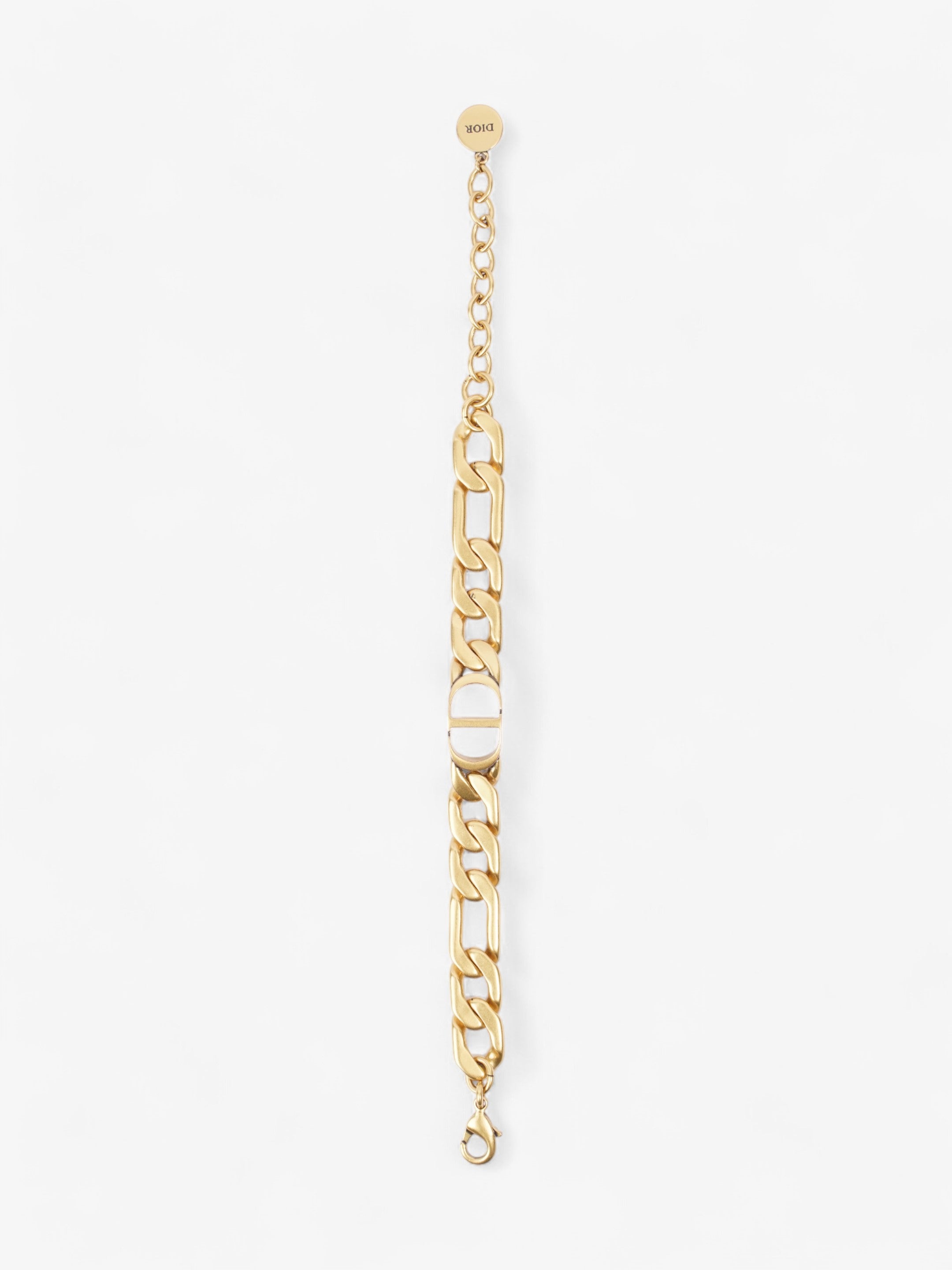 Christian Dior CD Bracelet Gold Base Metal