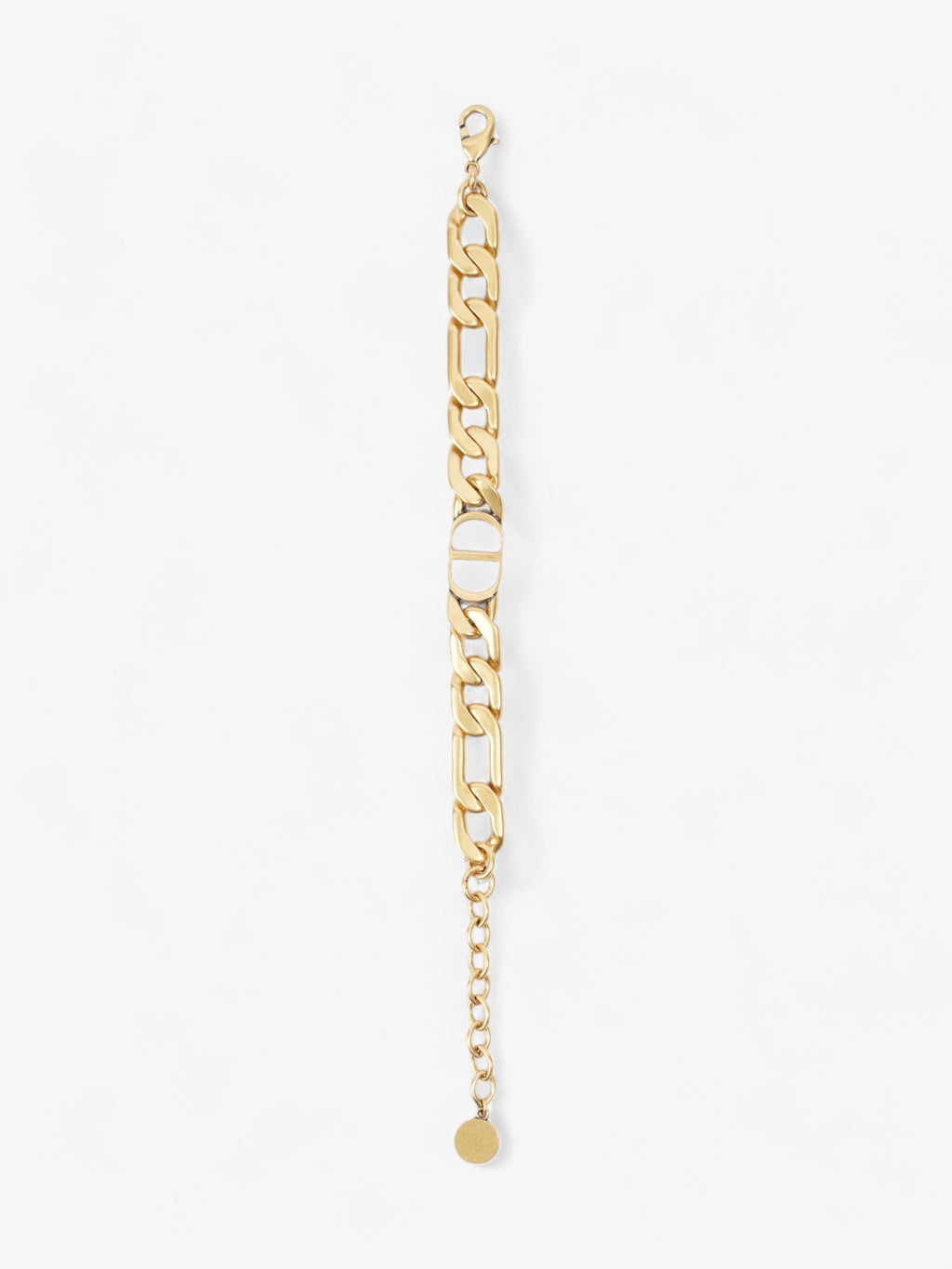 Christian Dior CD Bracelet Gold Base Metal