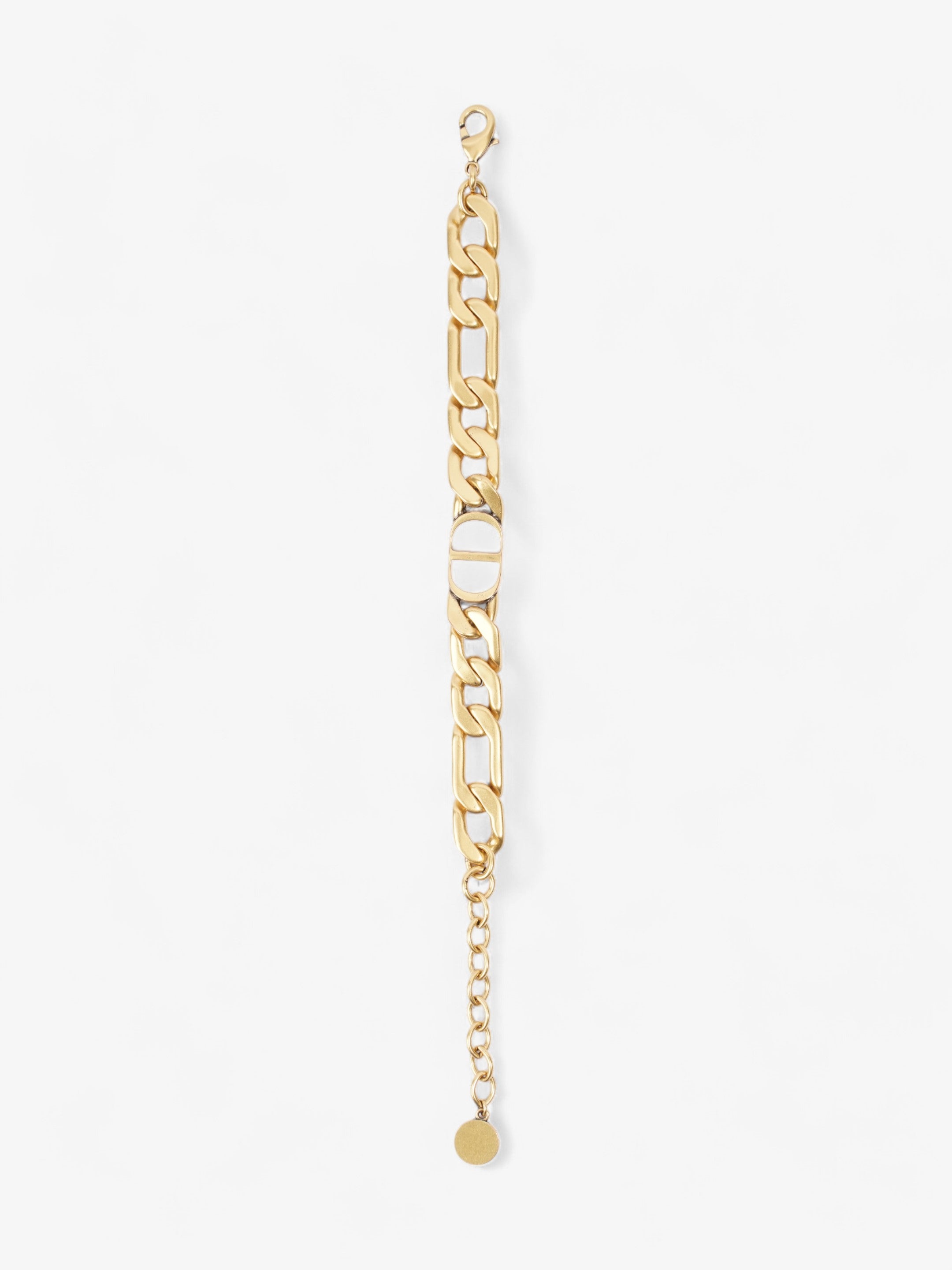 Christian Dior CD Bracelet Gold Base Metal