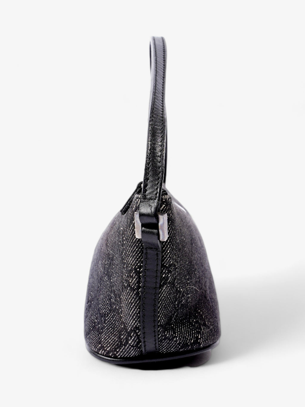Gucci Pochette Boat Baguette Black Canvas