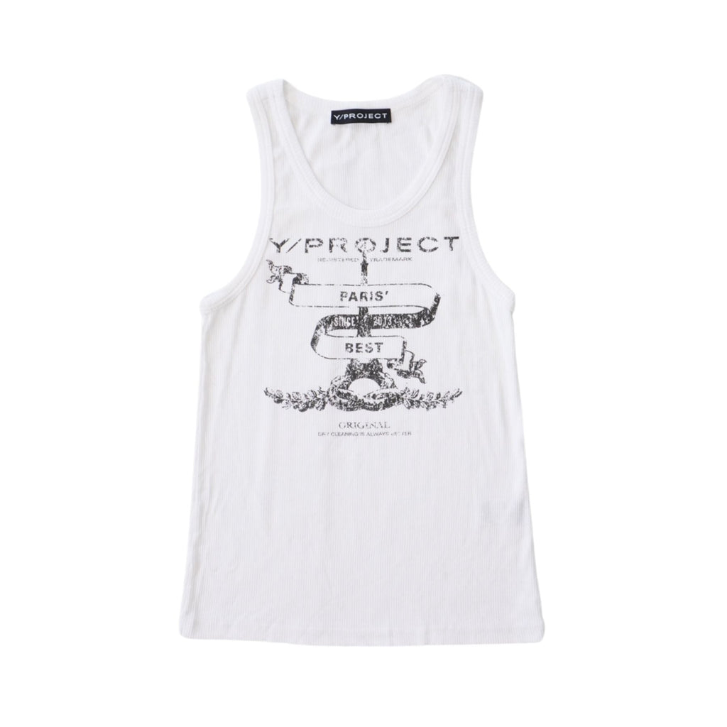 Y/Project 'Paris Best' Tank Top - Unisex XS