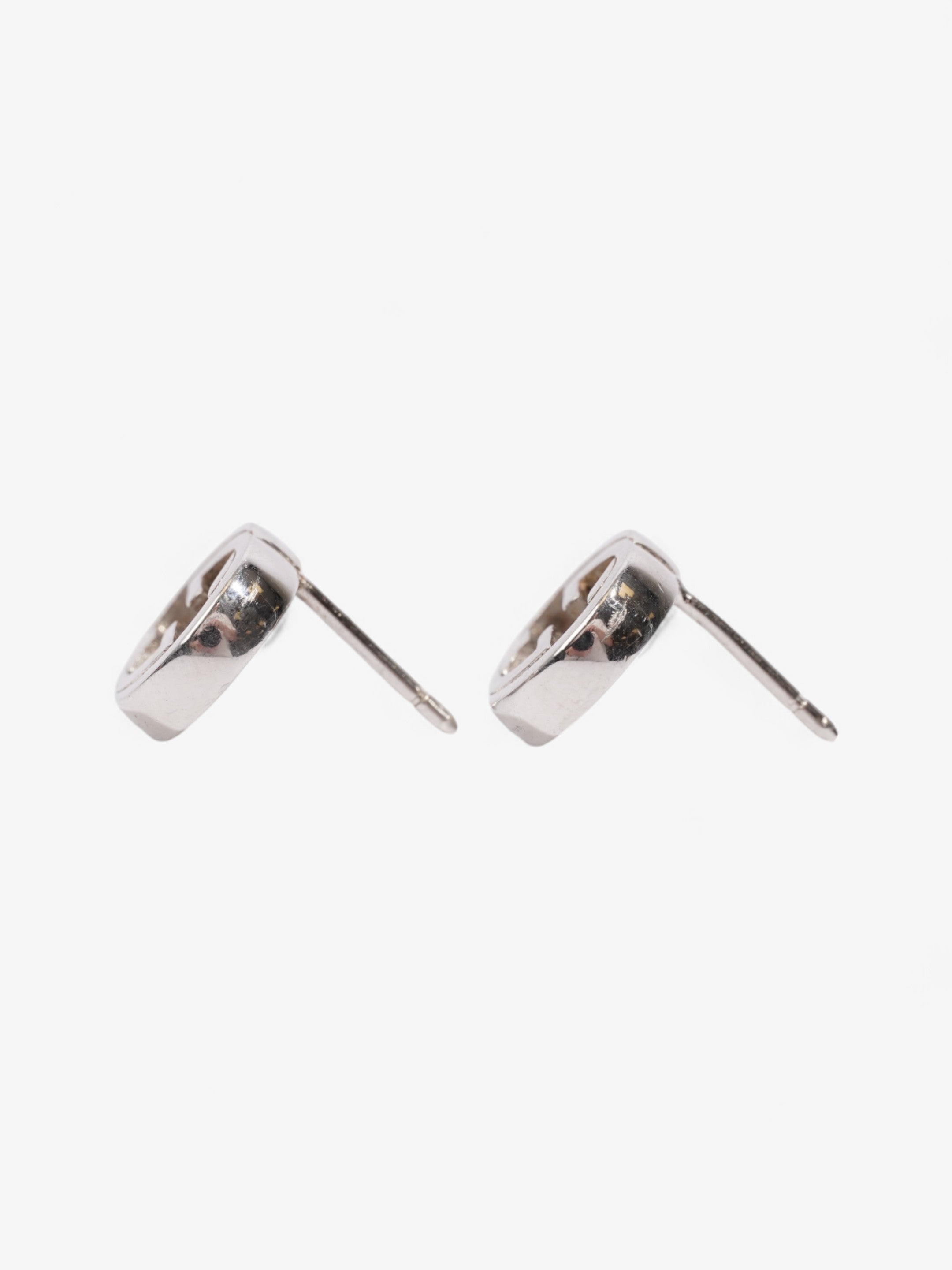 Gucci Interlocking G Earrings Silver Silver Sterling
