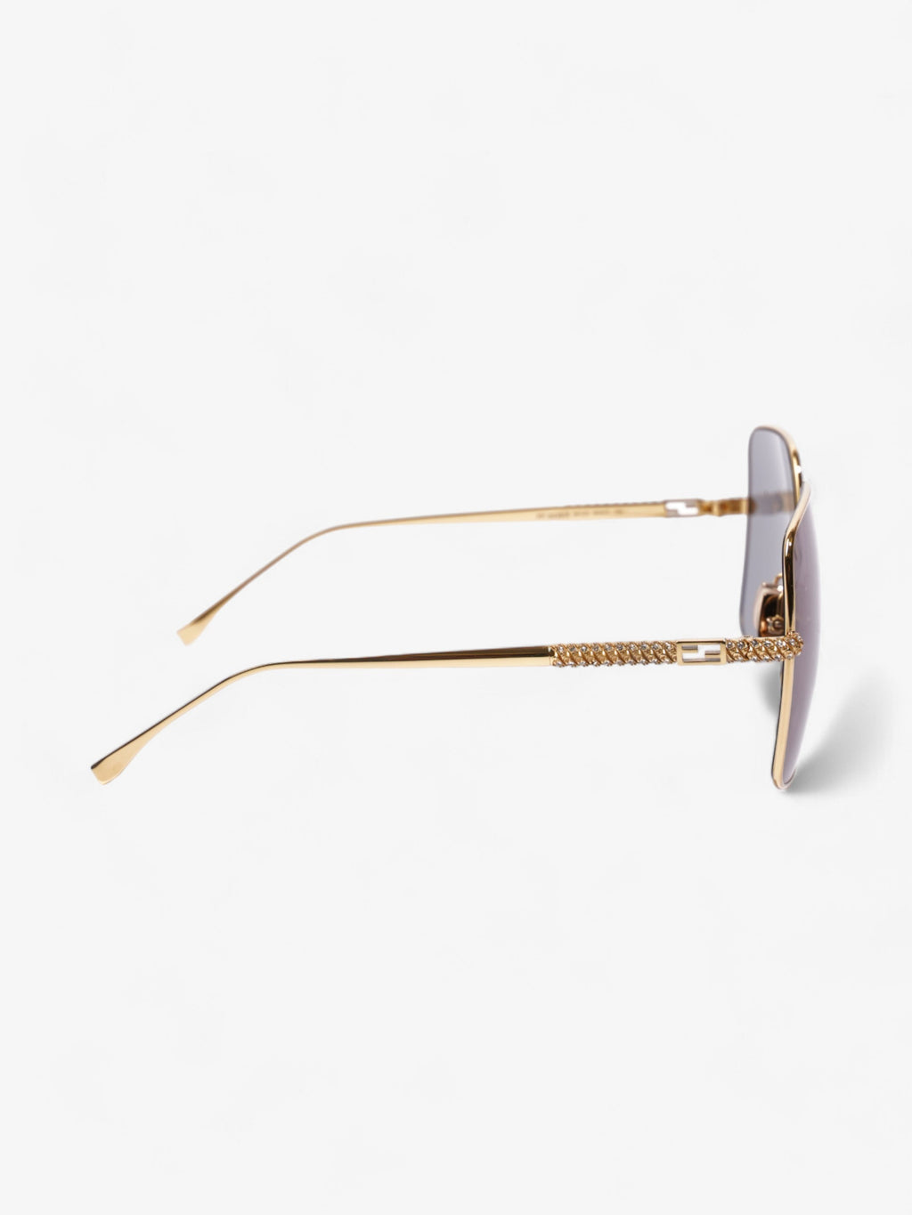 Fendi FF Sunglasses Gold Acetate 145mm